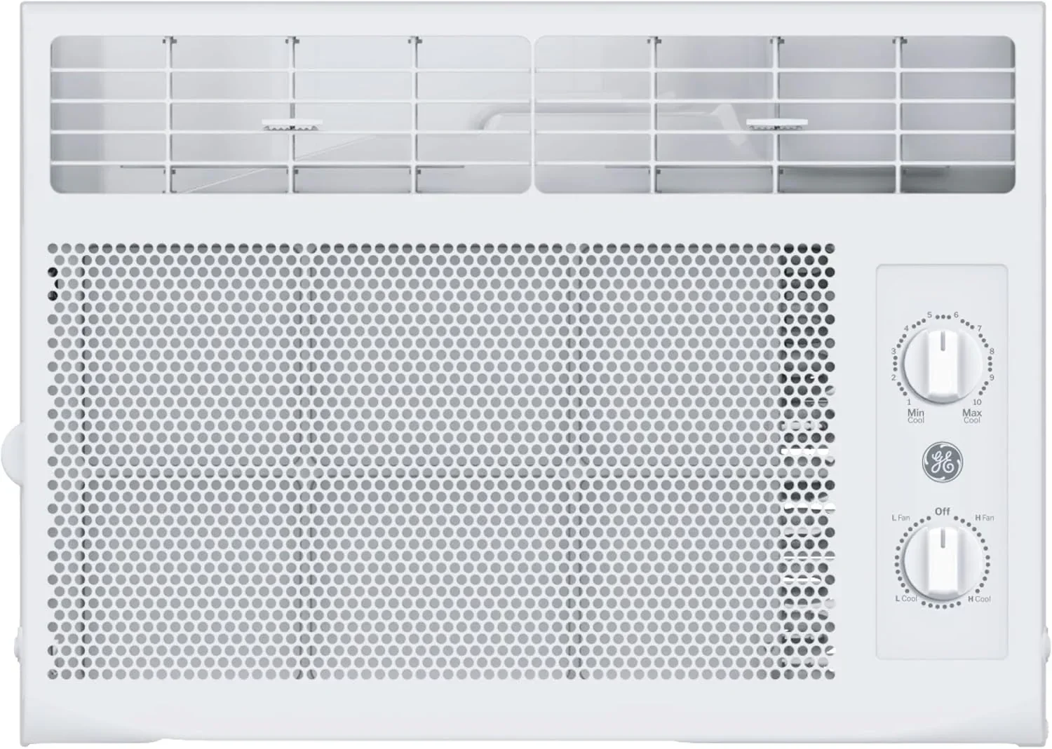 GE Window Air Conditioner, 5,000 BTU, White, 150 sq ft - Mechanical Controls