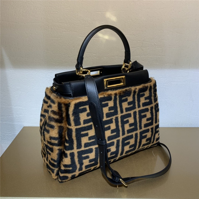 FENDI peekaboo FF fur bag - Replicaclubs
