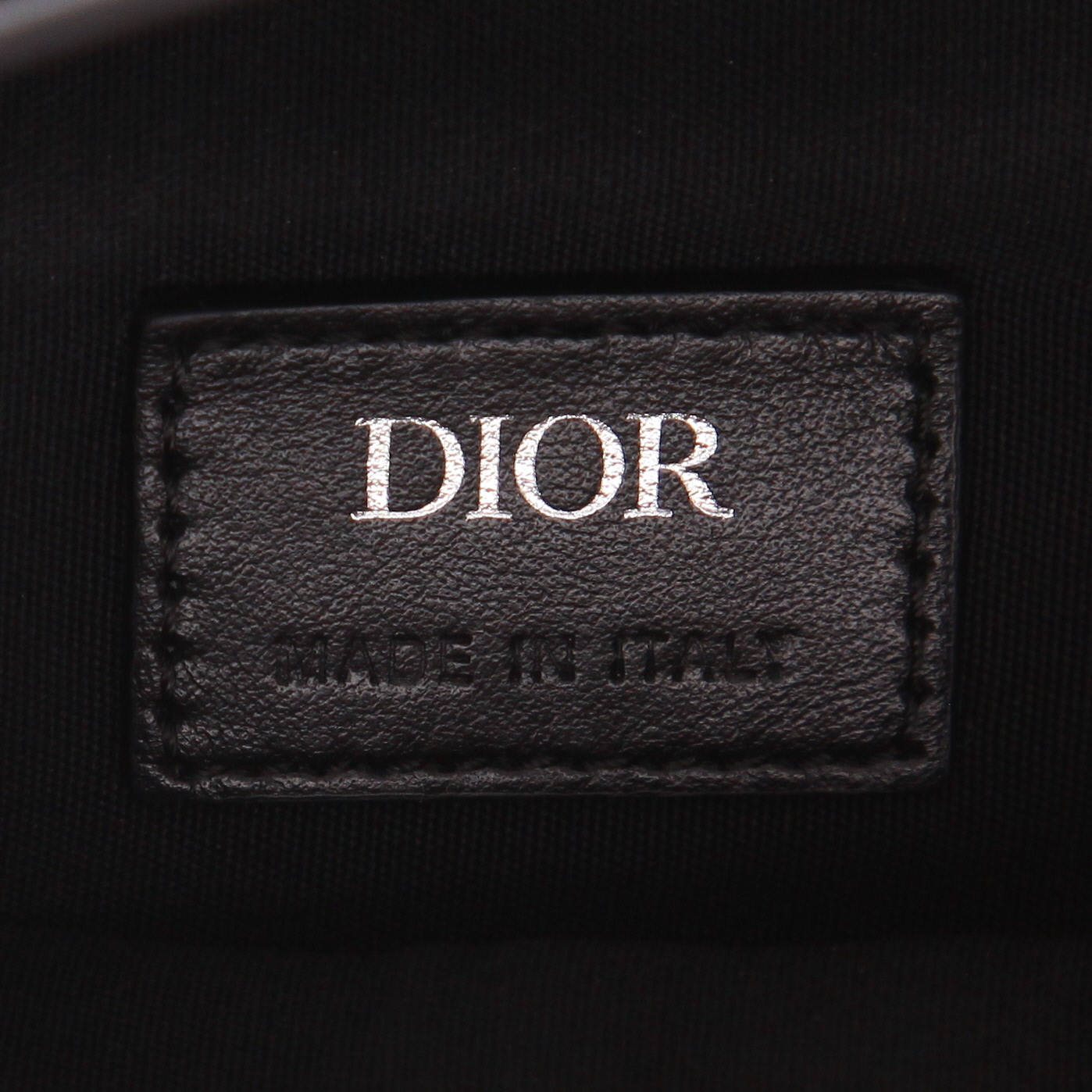 Dior Saddle Galaxy shoulder bag in black monogram leather1:1High-quality replica