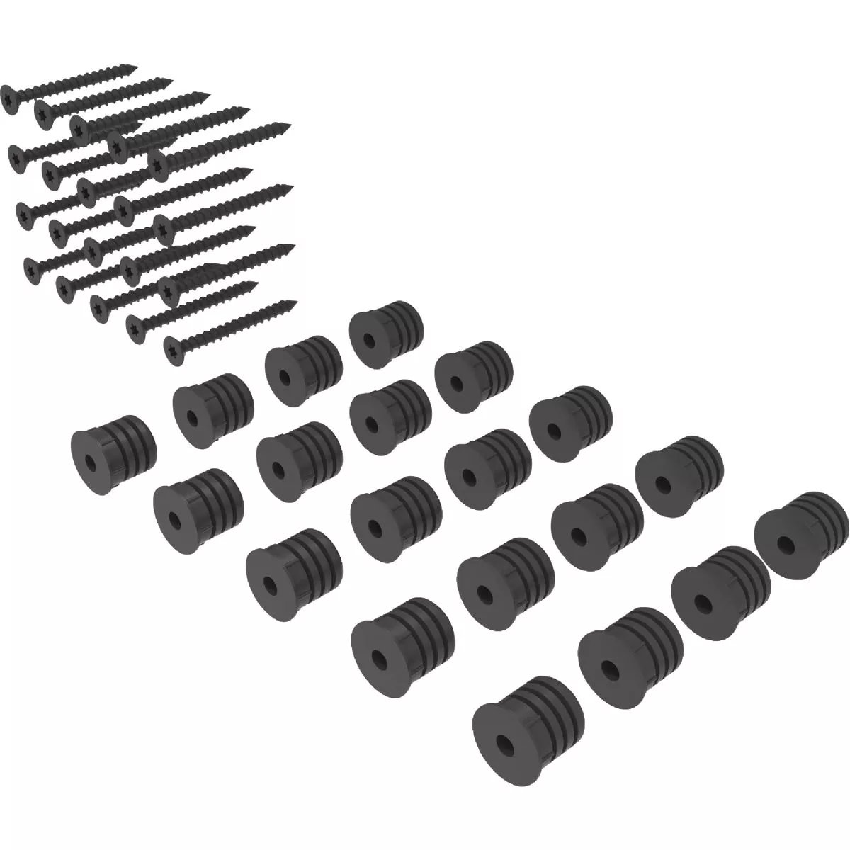 Fortress Building Products EZ Mount Plastic Level Baluster Connectors (20-Piece)