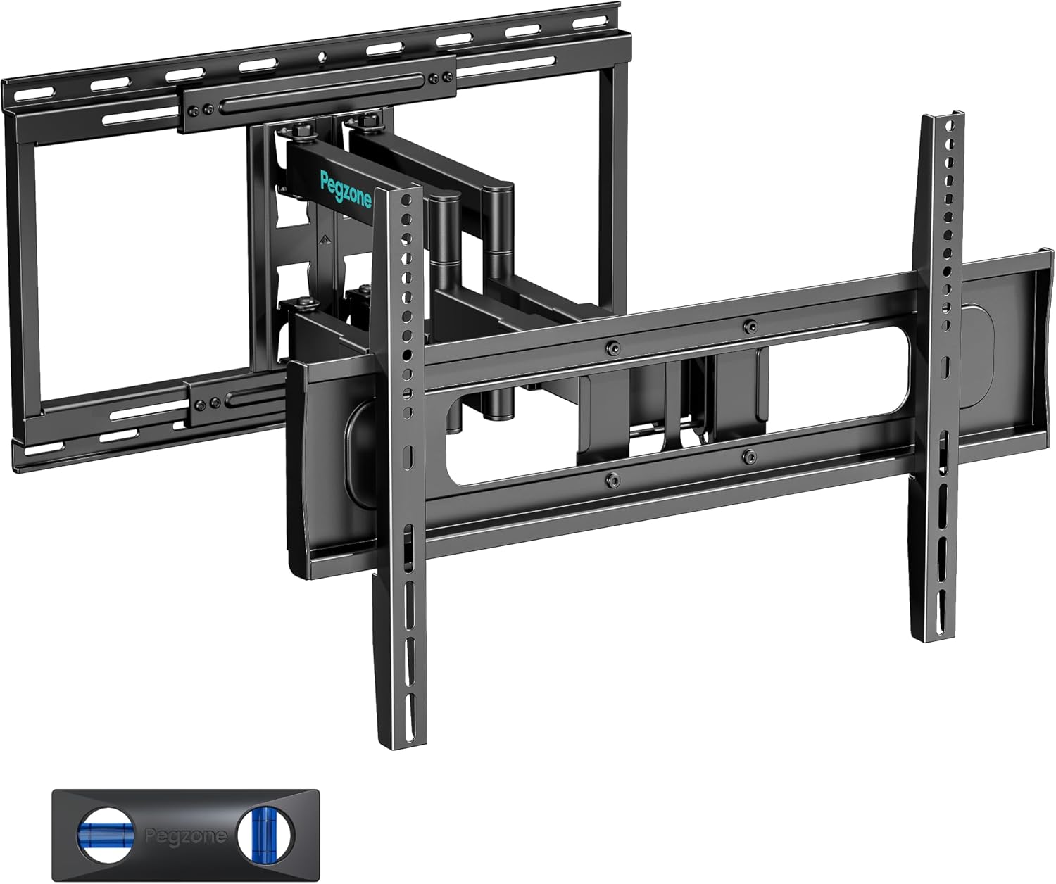 Pegzone Full Motion TV Wall Mount for 37-90 Inch TVs up to 176lbs, 25.4