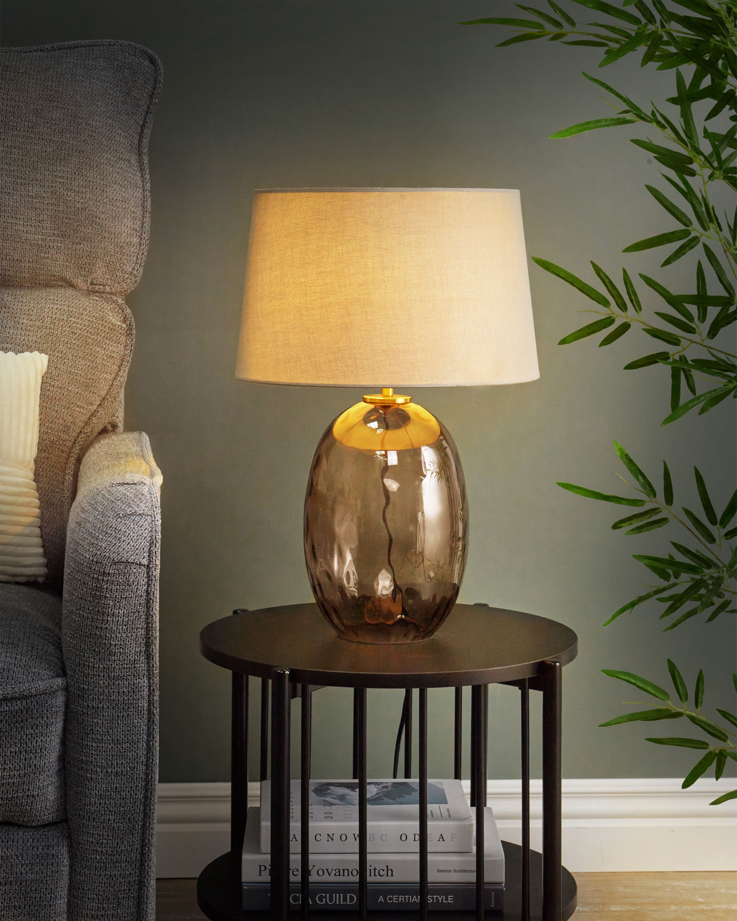 Table Lamp BONELLI Grey