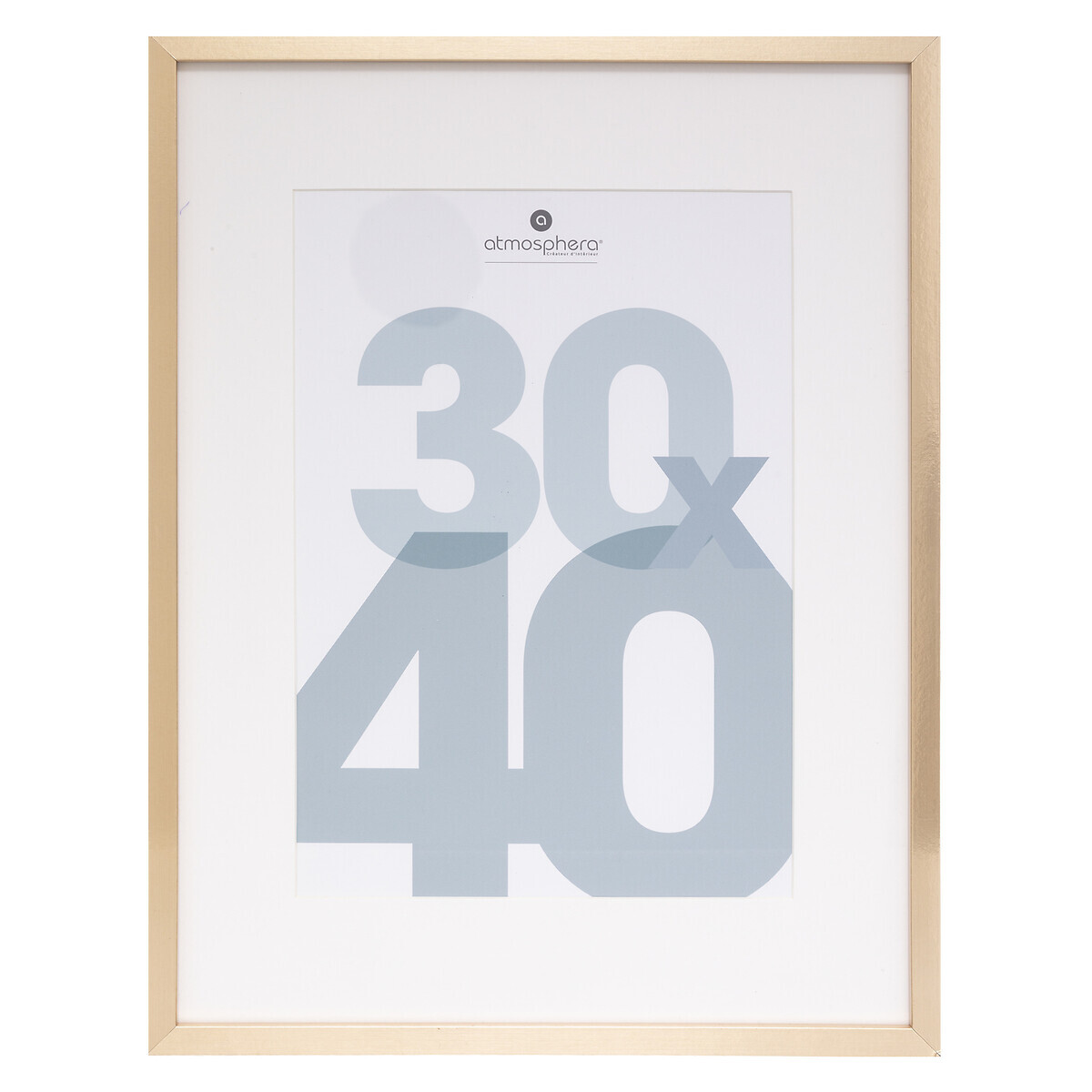 Photo frame"Manu" Golden, 30x40 cm