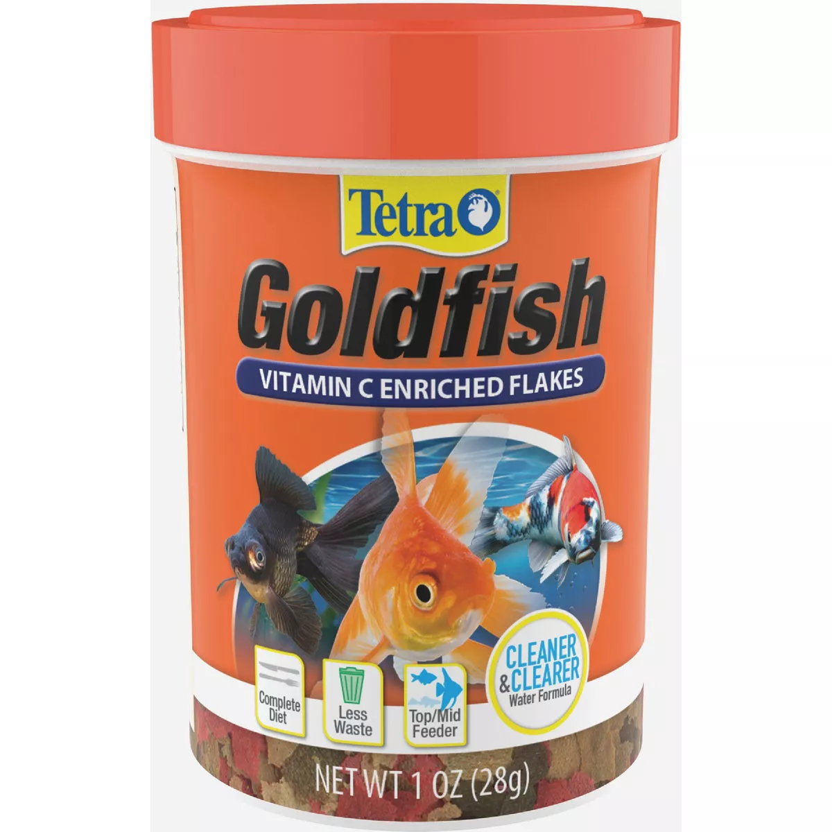 TetraFin 1 Oz. Goldfish Flakes Fish Food