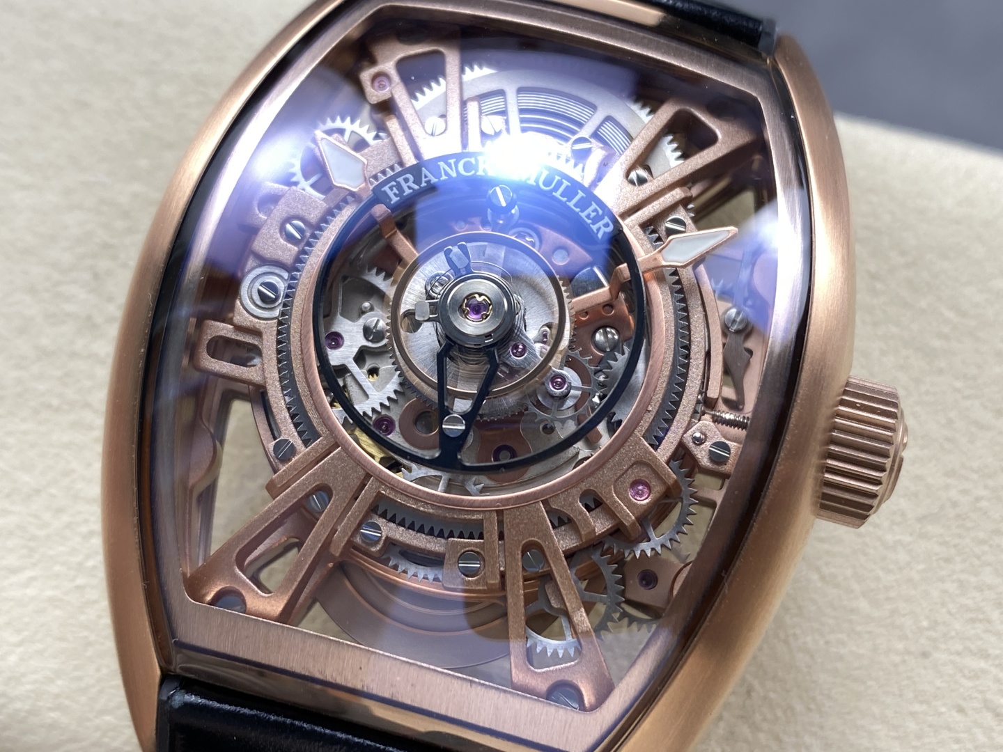 Franck Muller Curvex CX Grand Central Tourbillon Skeleton High End Watch Replicas Men s 36x53mm - Top club