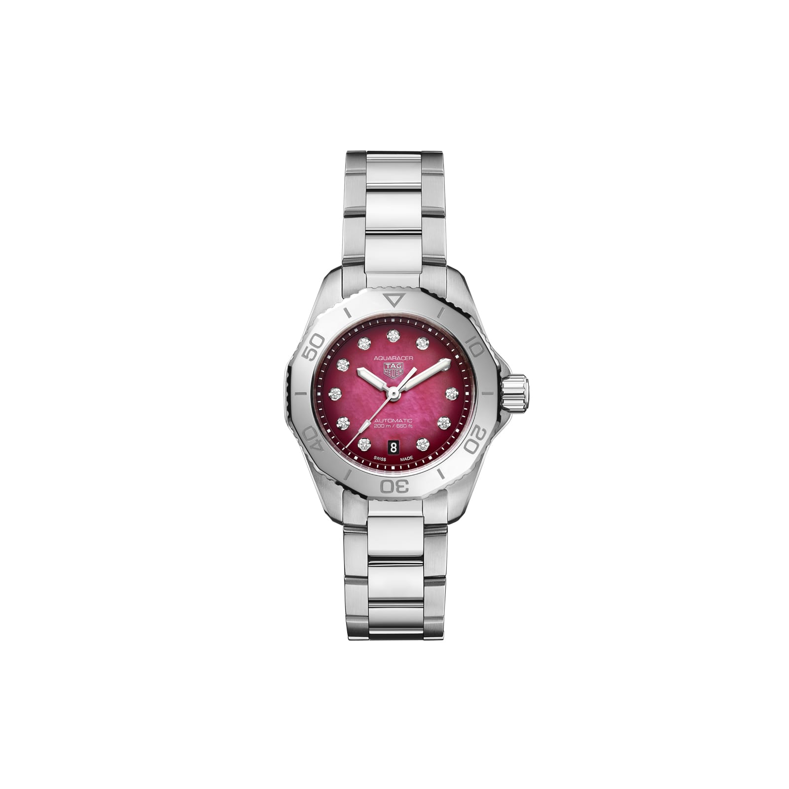 TAG Heuer Replica Watch Aquaracer Professional 200 Date Automatic 30 mm Steel(1:1 replica) - Top club