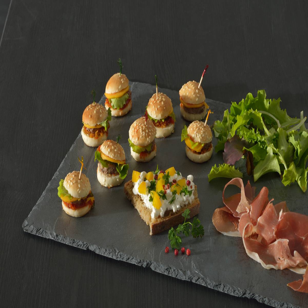 Presentation plate "Slate" 40x30 cm