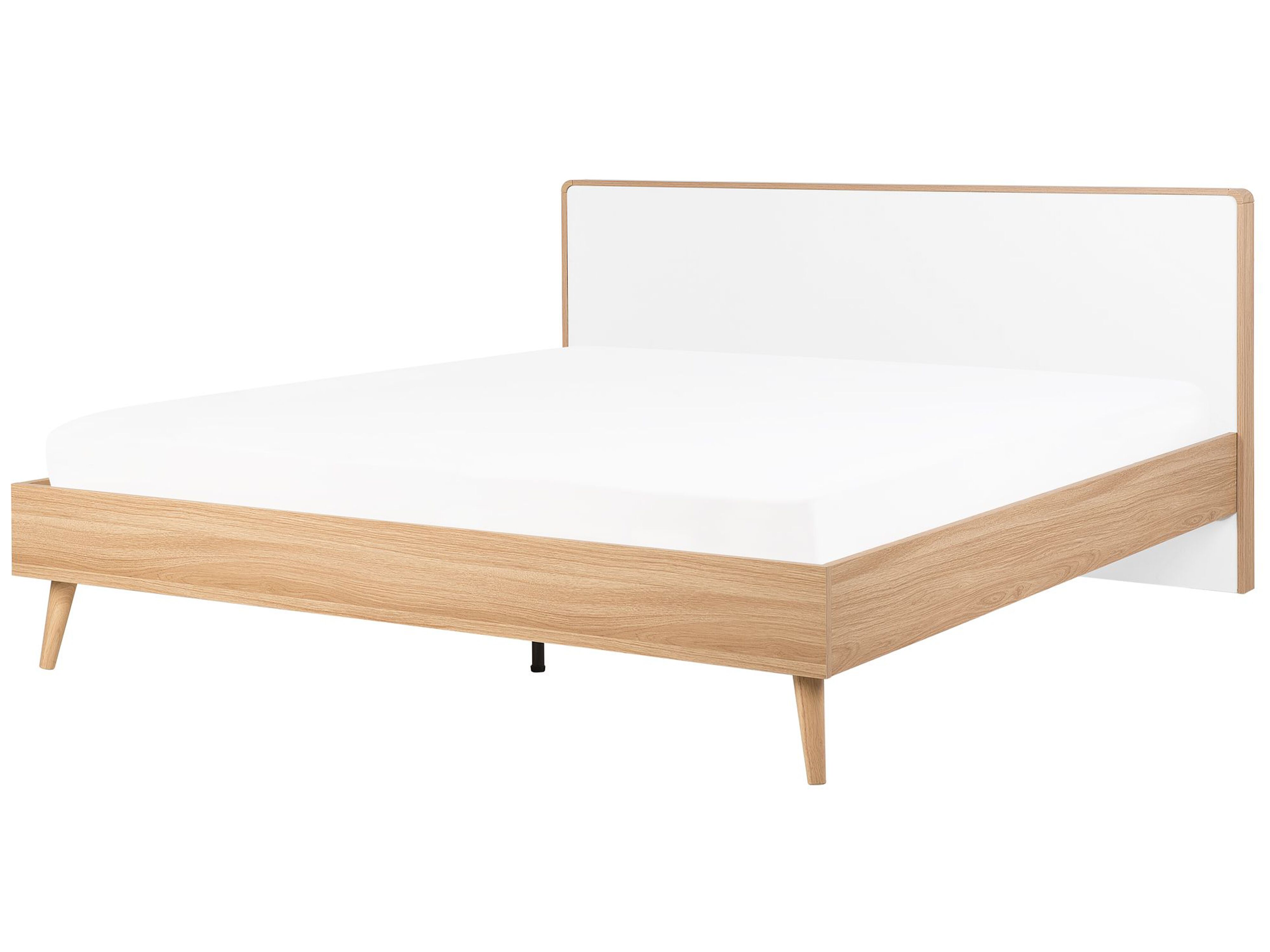 Bed SERRIS 180 x 200 cm (EU Super King) Light Brown