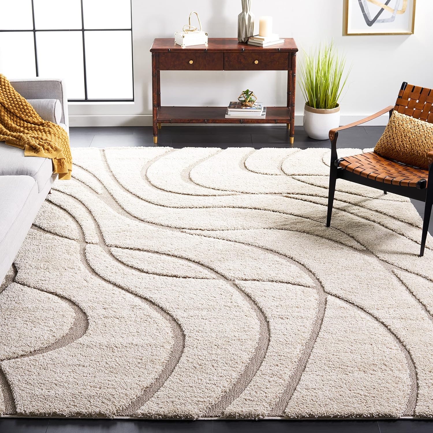 SAFAVIEH Florida Shag Collection Area Rug - 9'6