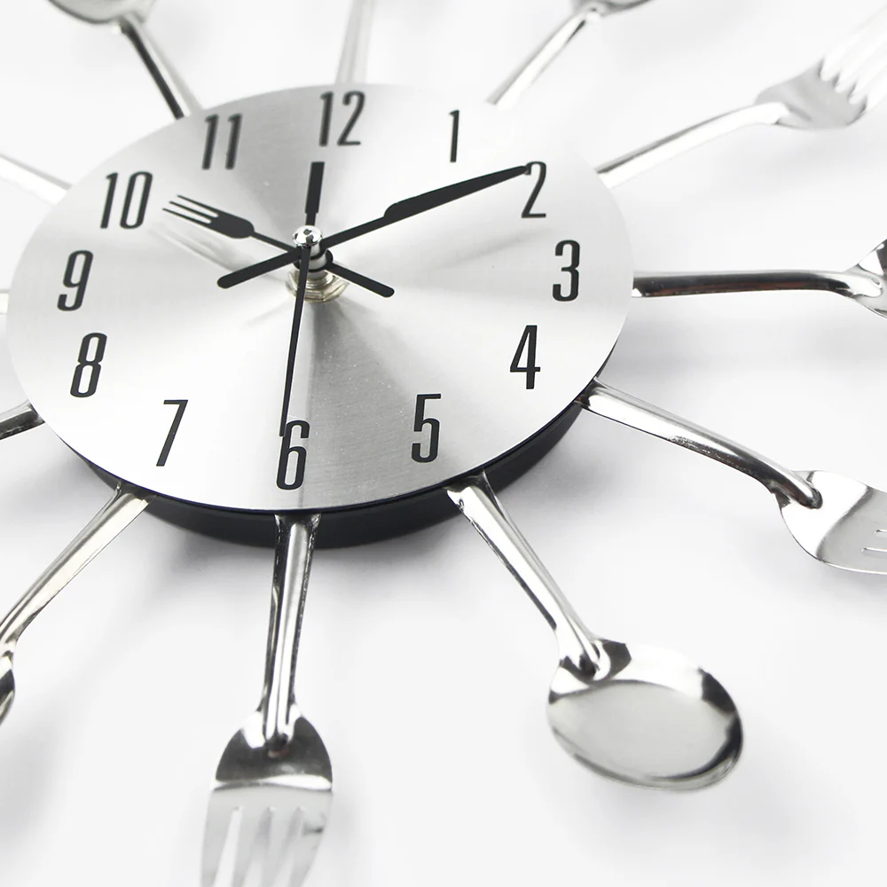 Metal Kitchen Wall Clock