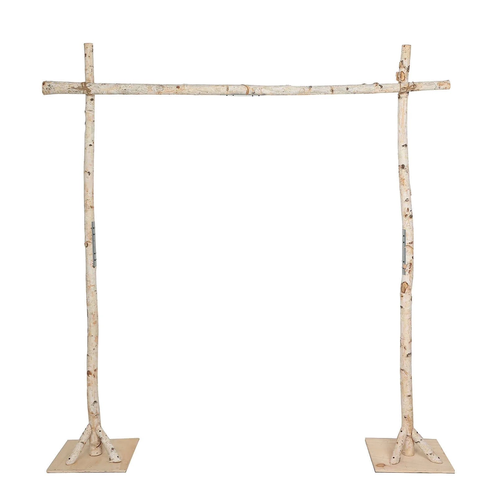 Efavormart 7FT Rustic Square Wedding Arch Wooden Backdrop Stand, Wedding Ceremony Arch - Brown - Image 40