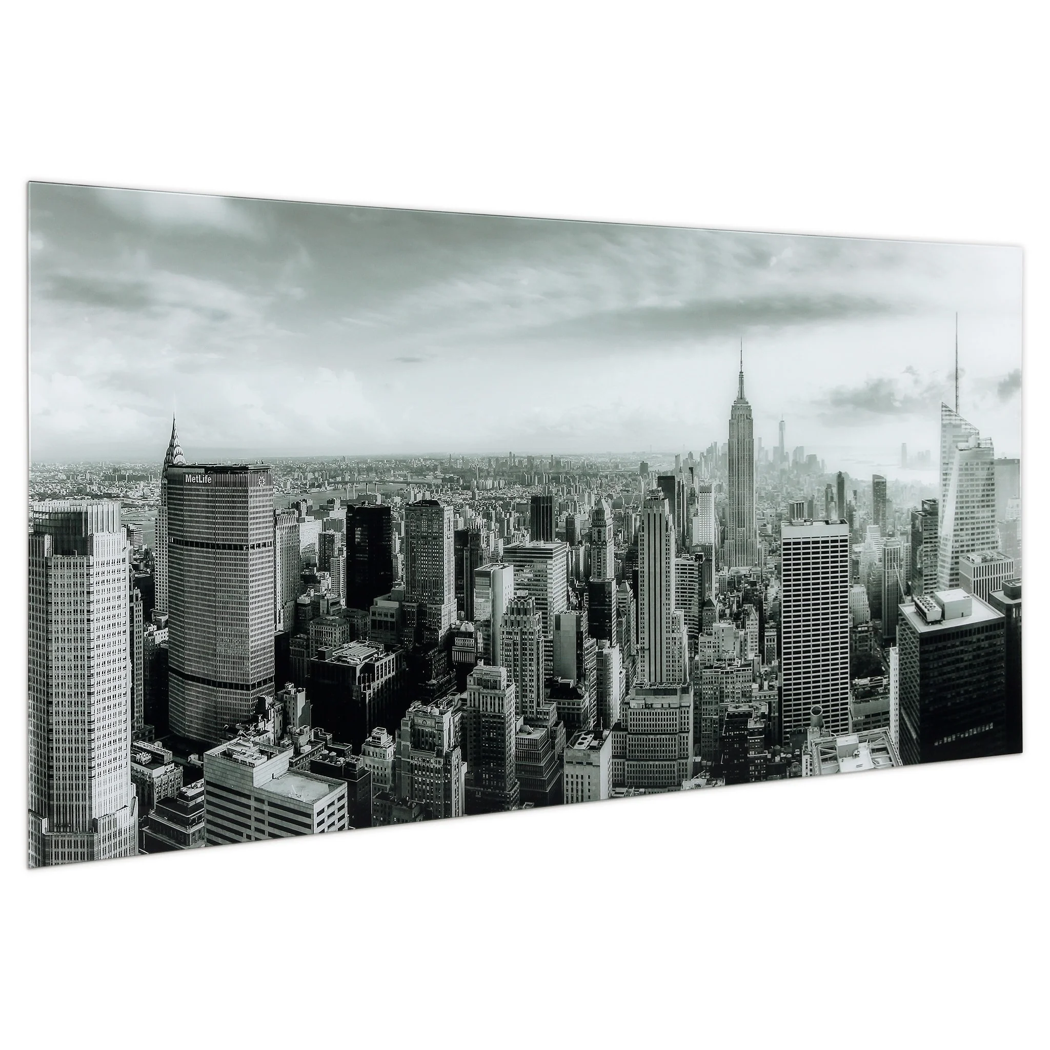 Empire Art Direct Blue Splash Frameless Free Floating Tempered Glass Panel Graphic Wall Art, 72" x 36", Ready to Hang - Image 99