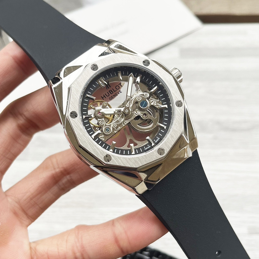 Hublot BIG BANG series, 46 mm Malaysian rubber strap(1:1 replica) - Top club