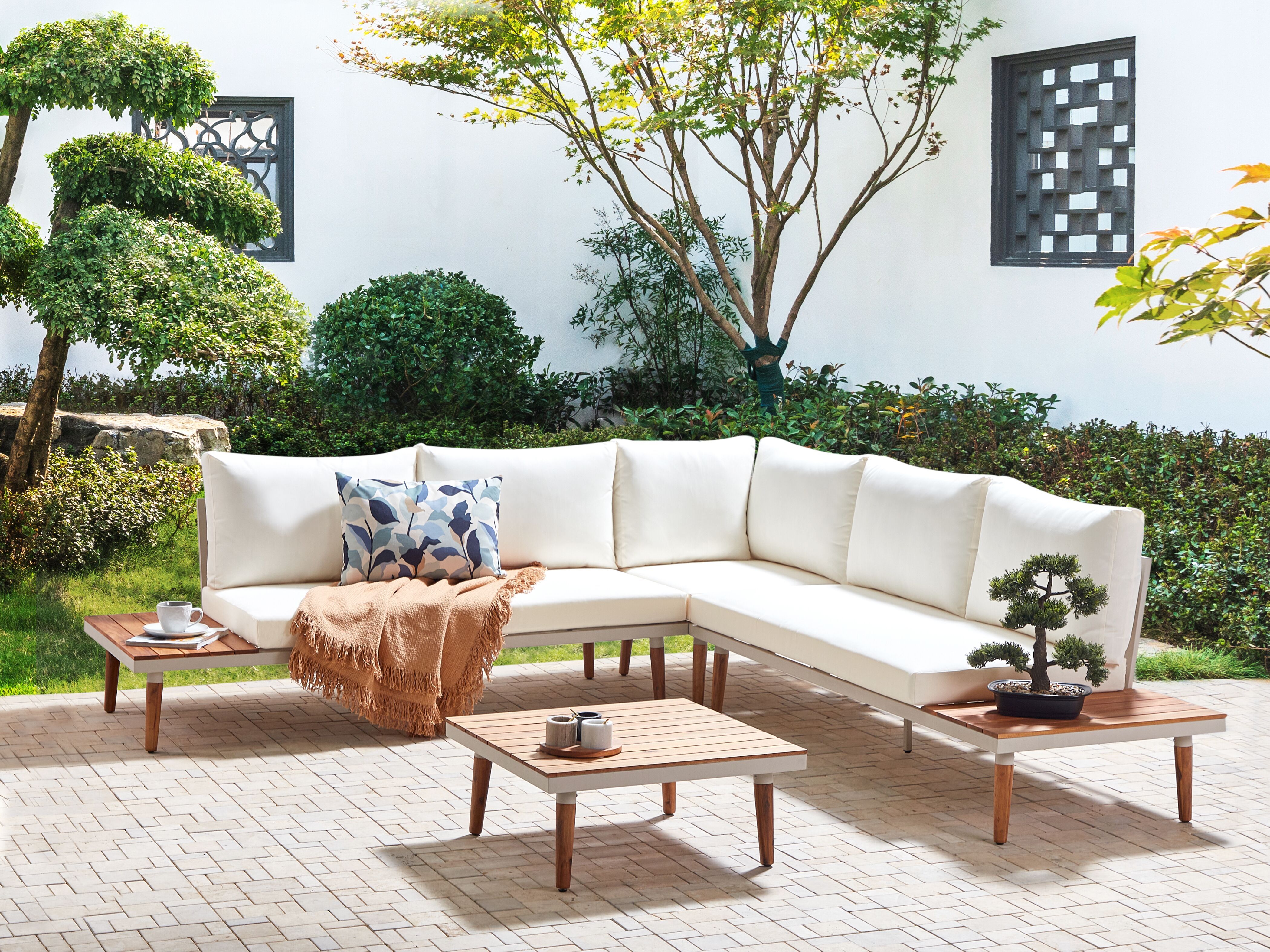 Outdoor Cushion Cover Set CORATO Off-White