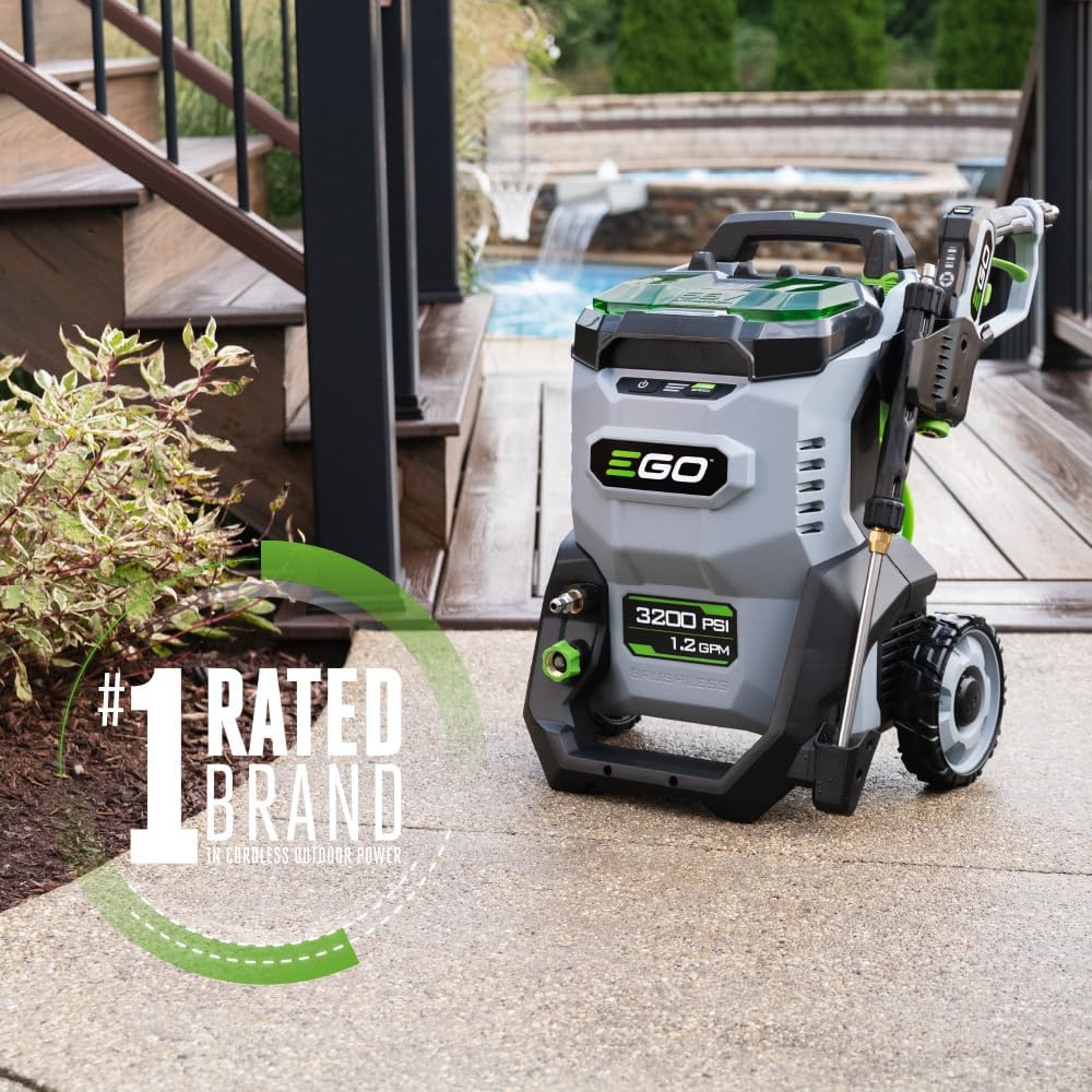 EGO Power+ Electric Pressure Washer 3200 PSI, Battery And Charger Not Included - HPW3200 - Image 2 EGO Power+ Electric Pressure Washer 3200 PSI, Battery And Charger Not Included - HPW3200 - Image 2