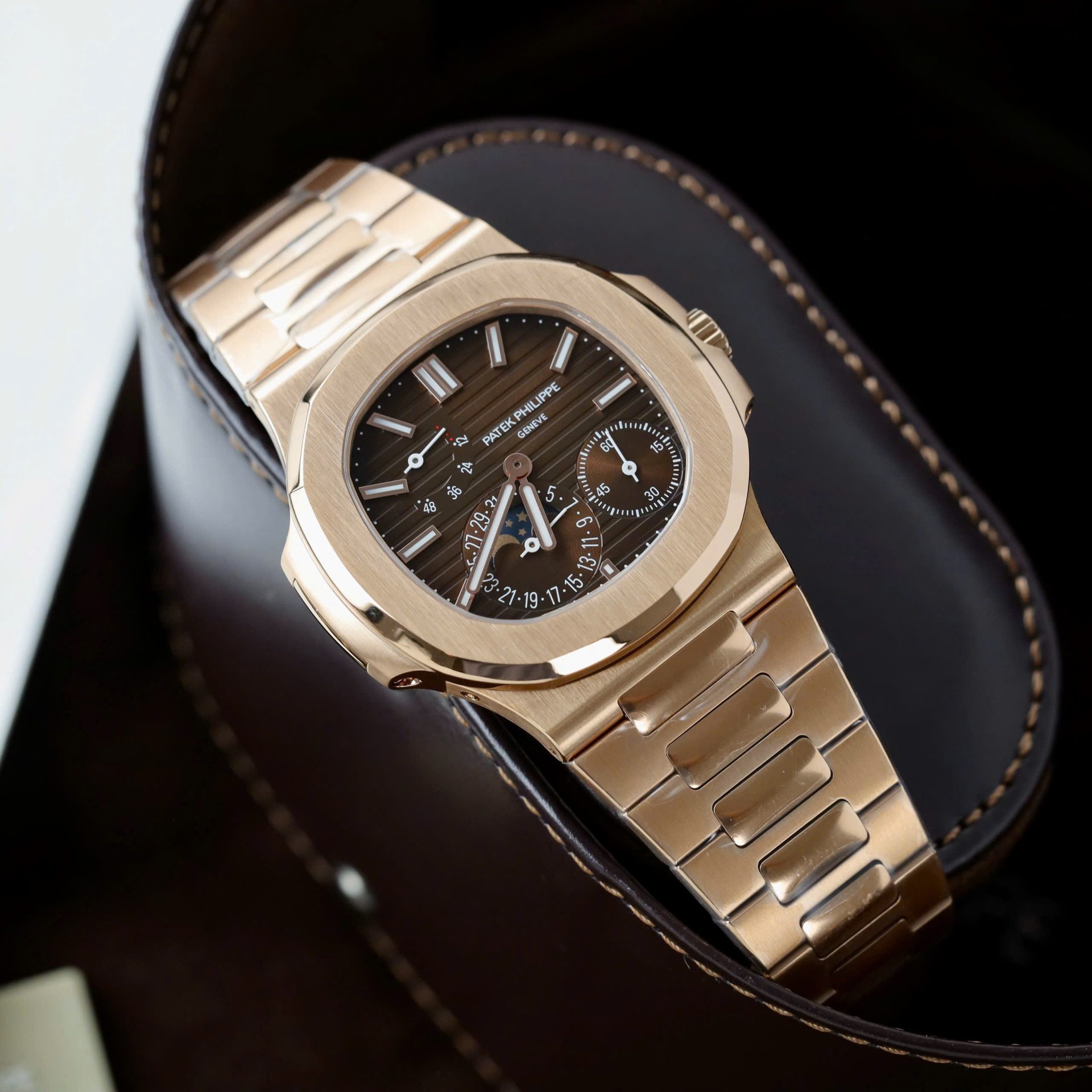 Patek Philippe Nautilus 5712R Replica Watch Dial Brown PPF Factory 40mm - Top club