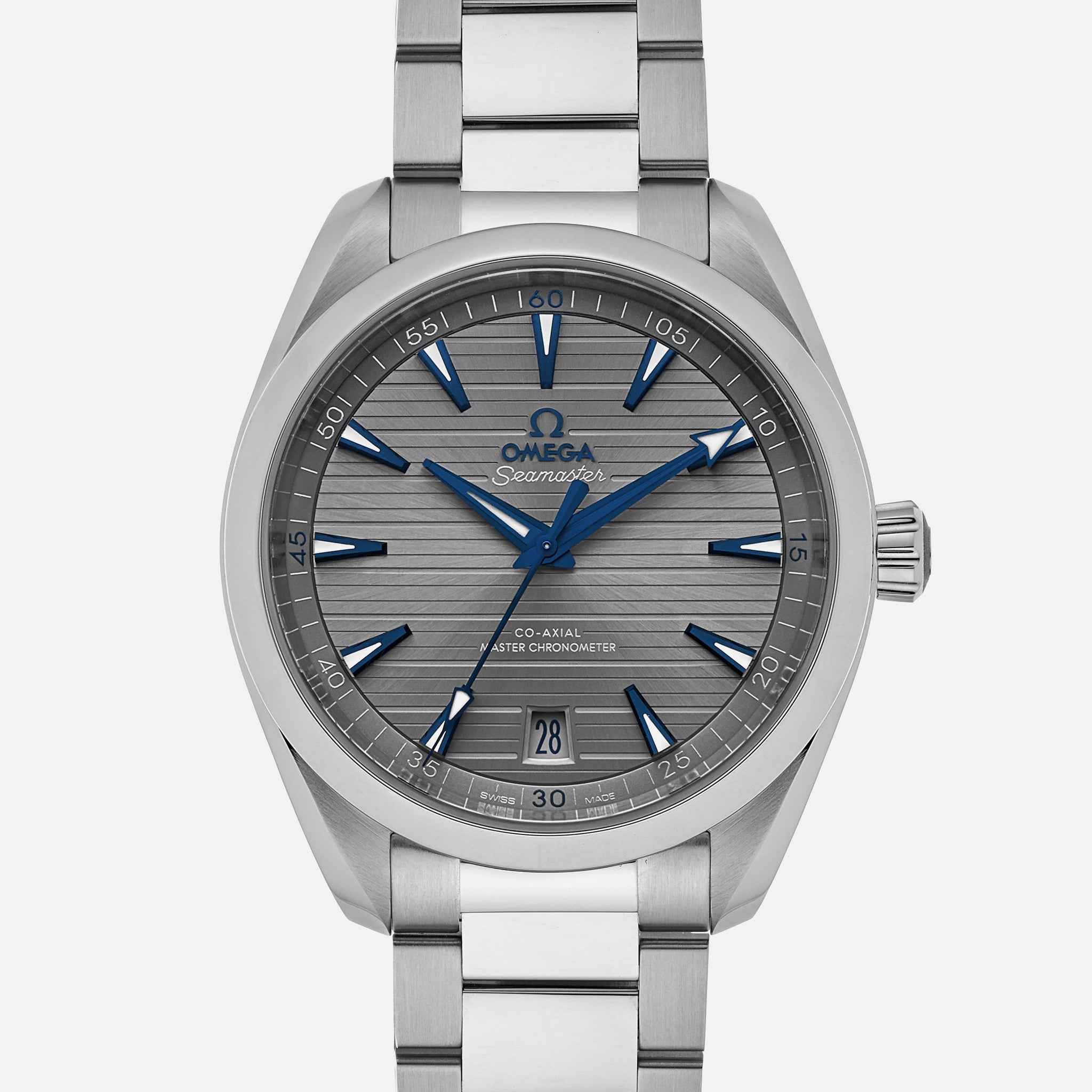 Seamaster Aqua Terra 150M Co-Axial Master Chronometer 41mm Grey Dial On Bracelet(1:1 replica) - Elite Watch Atelier
