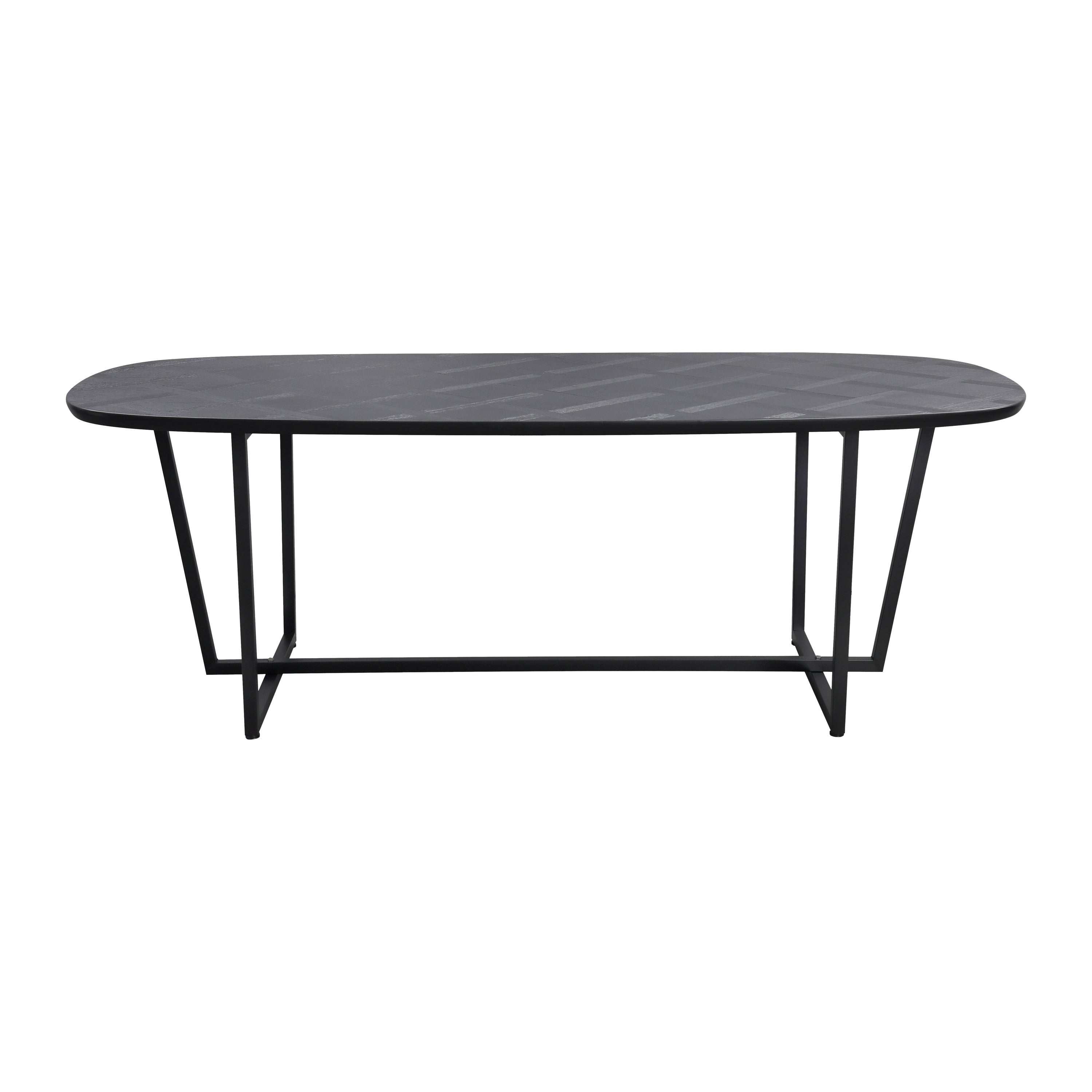 Blokker Hammer Eettafel - Zwart