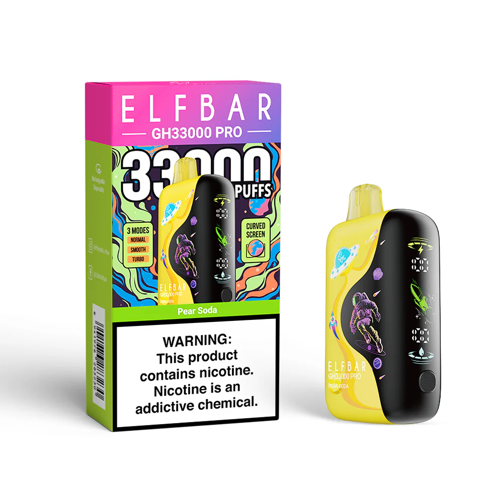 ELFBAR GH33000 PRO ładowalny jednorazowy e-papieros (wszystkie smaki)