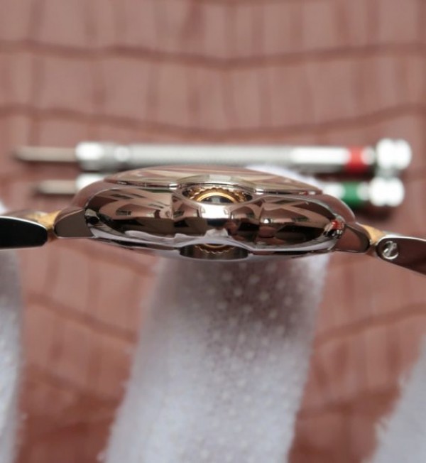 Replica Cartier Ballon Bleu Ladies 28mm SS White Dial SS/YG Bracelet Ronda Quartz - Top club