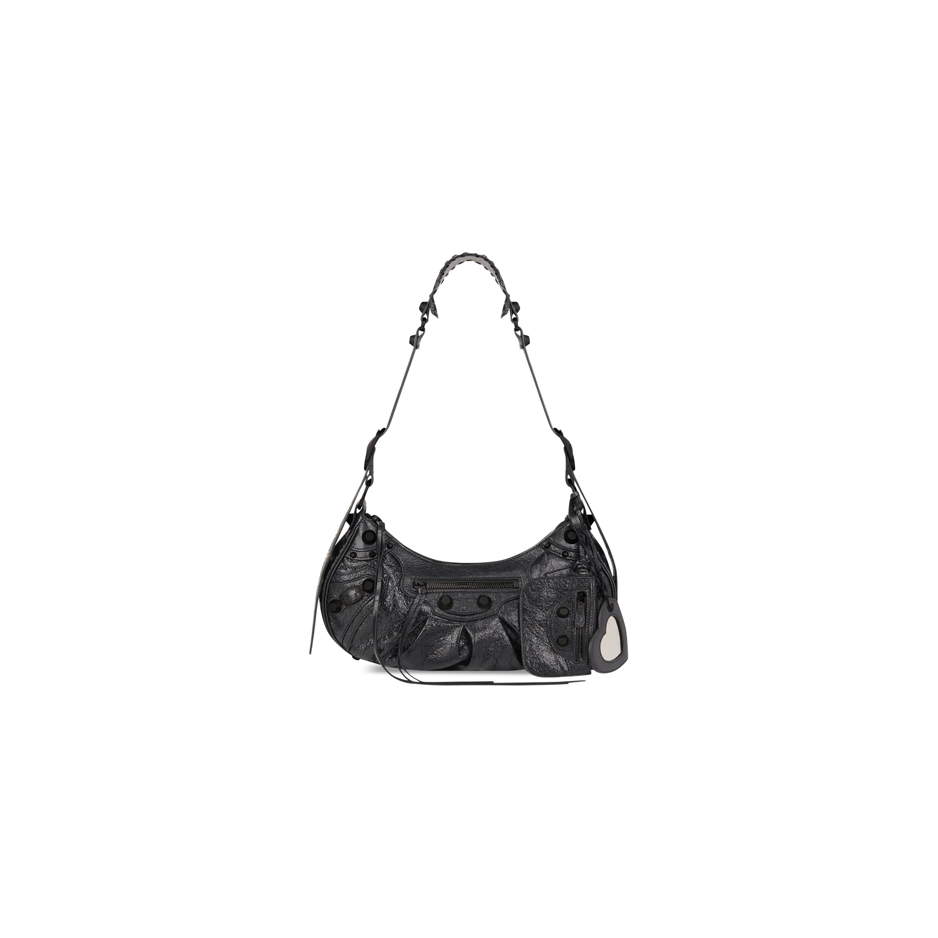 WOMEN'S LE CAGOLE SMALL SHOULDER BAG IN BLACK - Replicaclubs