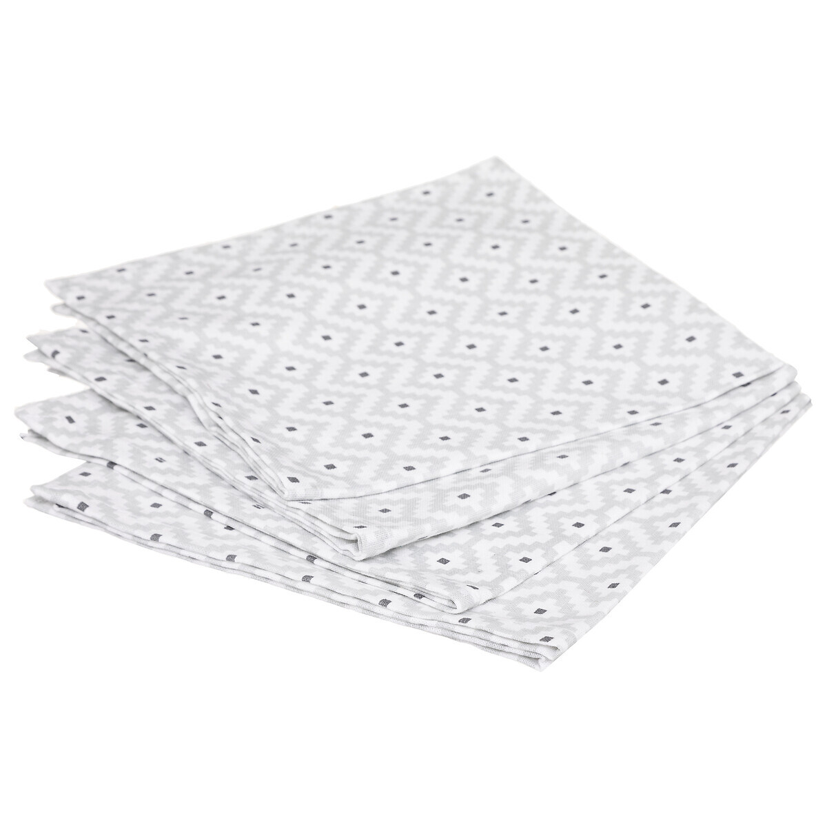 Set of 4 napkins "Etnik" Grey, 40x40 cm
