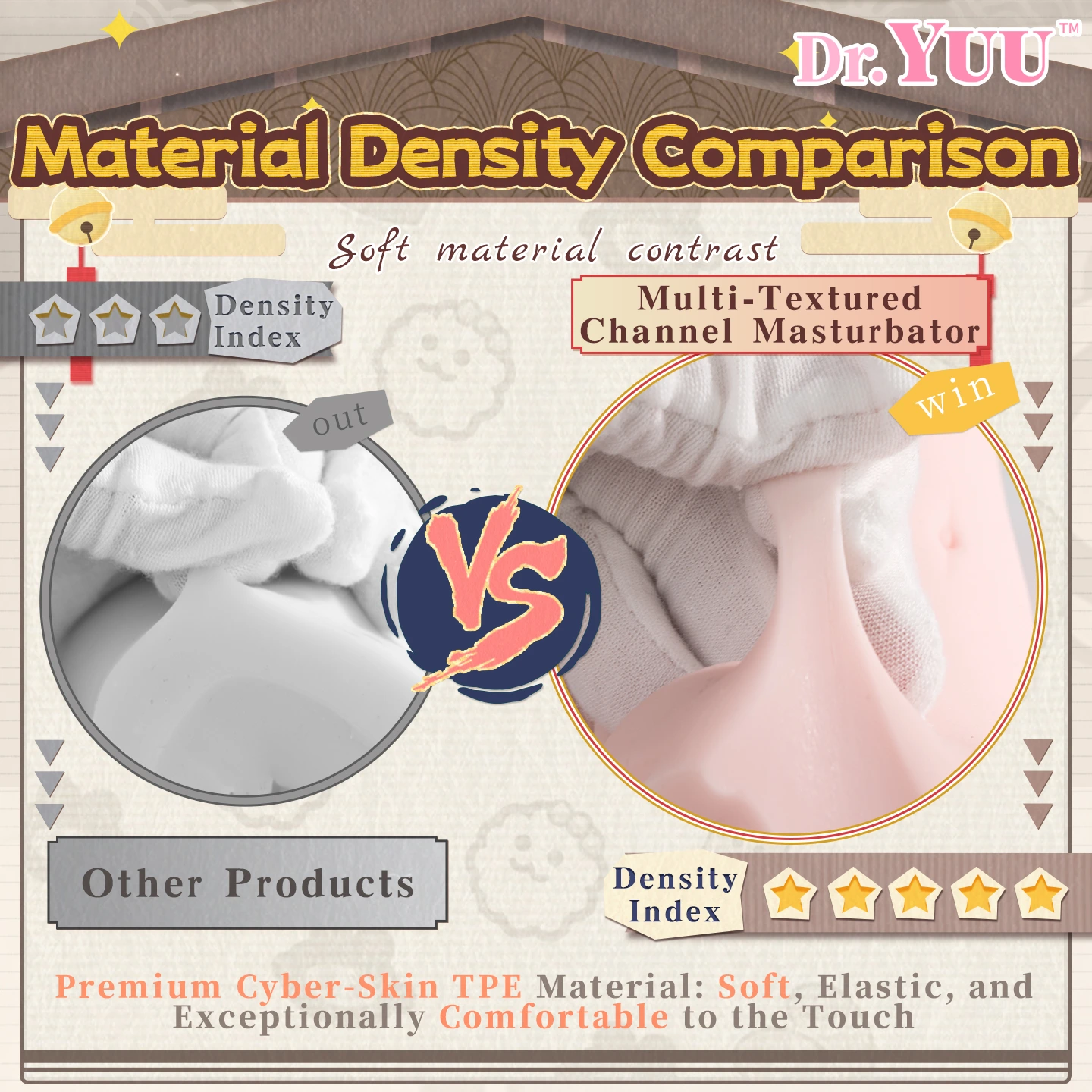 Demonstration of the highly flexible bending of the Dr.YUU waifu pocket pussy.
