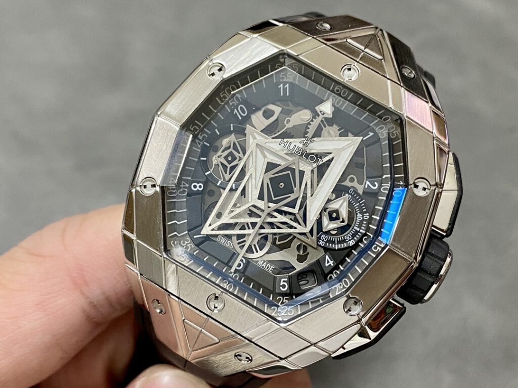 Hublot Replica Watch Spirit Of Big Bang Sang Bleu Rubber Strap 42.2mm - Top club