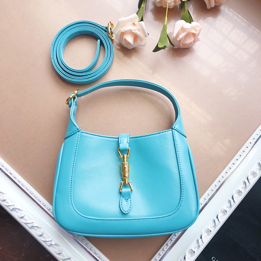 Replica Gucci Jackie 1961 Mini Shoulder Bag 637092 Black/White/Red1:1High-quality replica