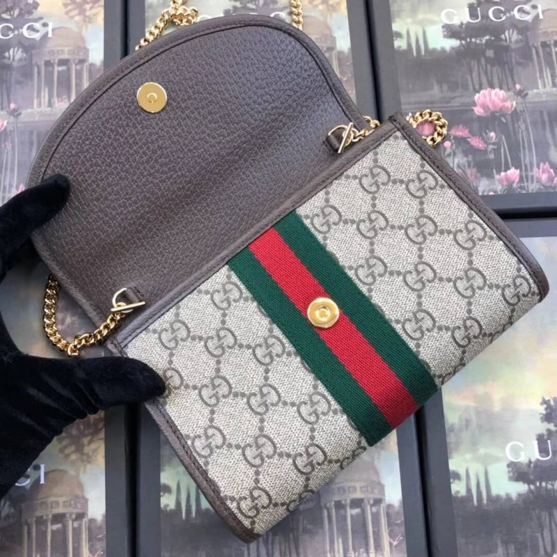Replica Gucci Gg Supreme Rajah Mini Bag 573797 Coffee1:1High-quality replica