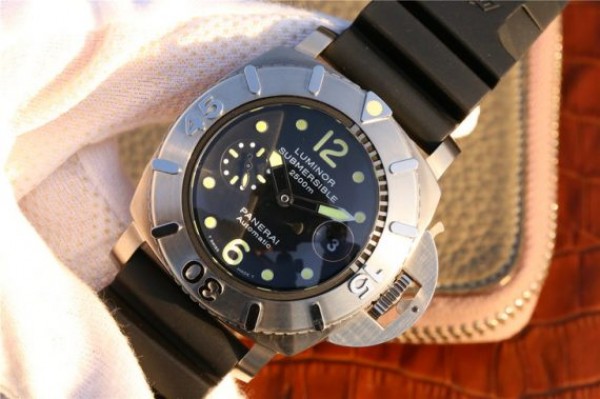 Replica Panerai Special Editions XF PAM194 Black Dial Rubber Strap A7750 - Elite Watch Atelier