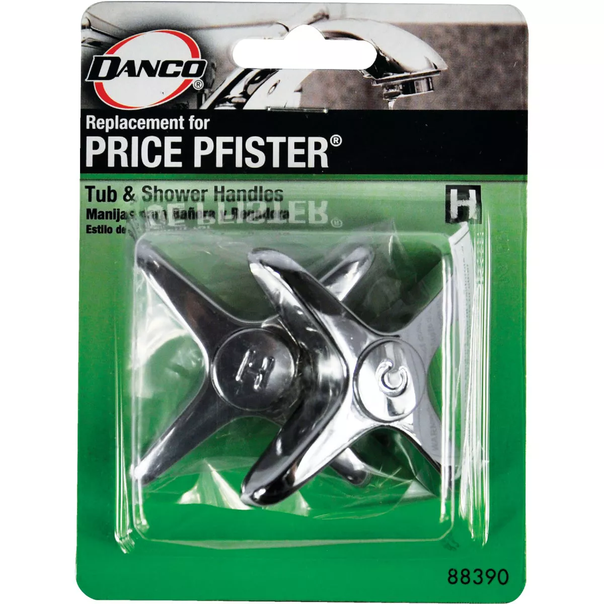 Danco Cross Replacement Chrome Faucet Handle