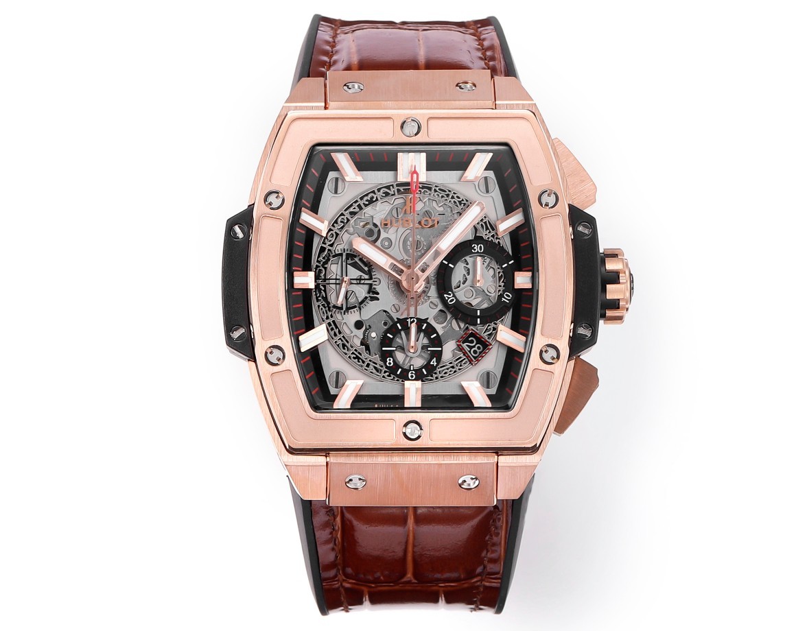 Hublot SPIRIT OF BIG BANG Chronograph, 45 mm Textured rubber strap(1:1 replica) - Top club