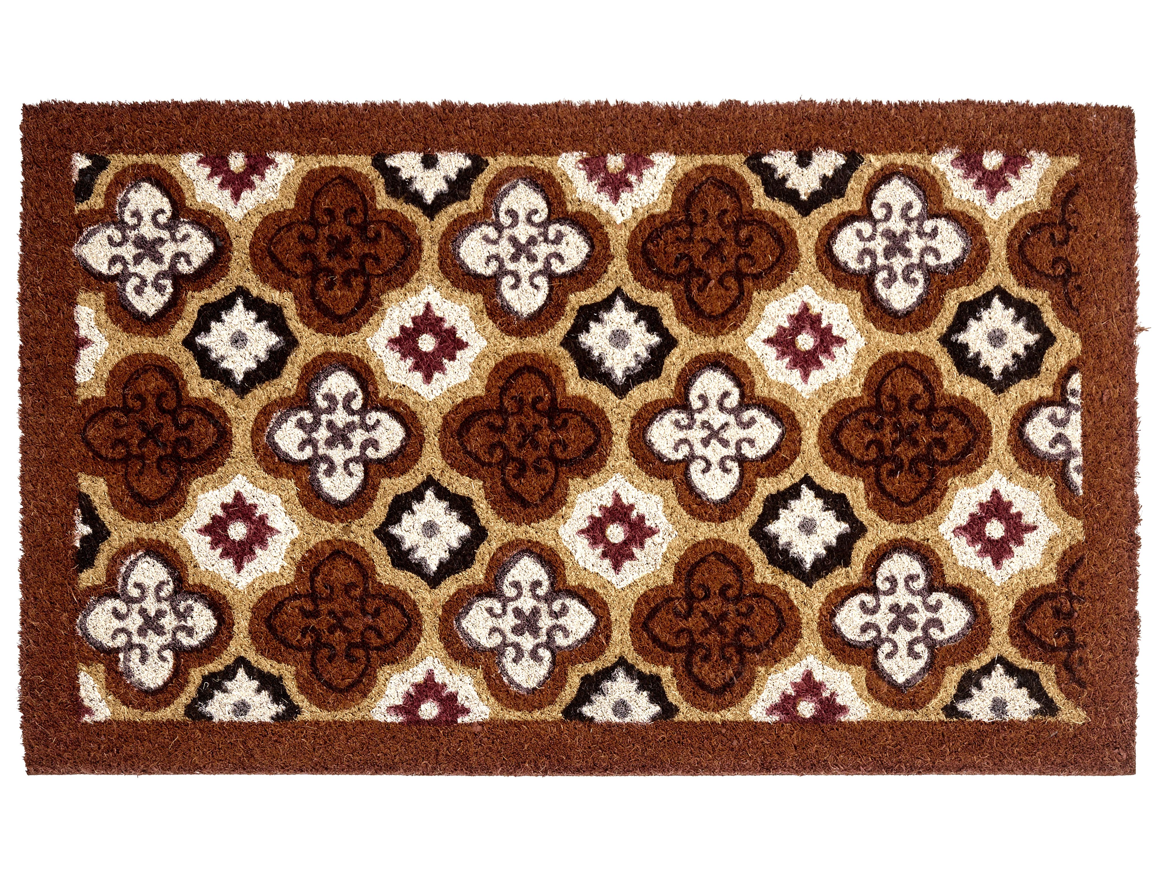 Doormat SELETNA Brown 50 x 80 cm Coir