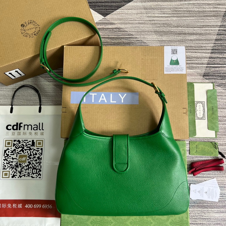 Aphrodite medium shoulder bag Green Leather – GB0231:1High-quality replica