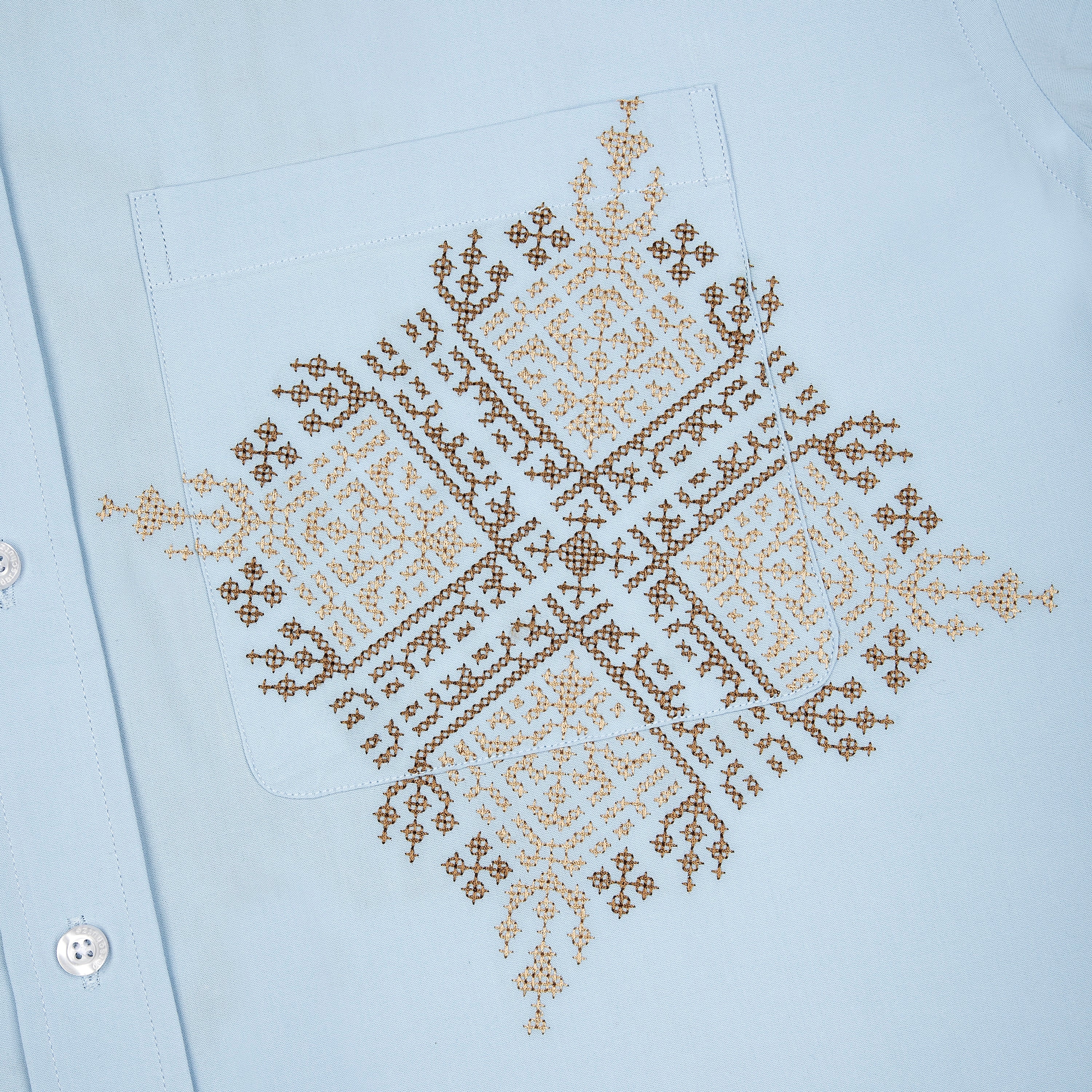 "aziza" Shirt blue