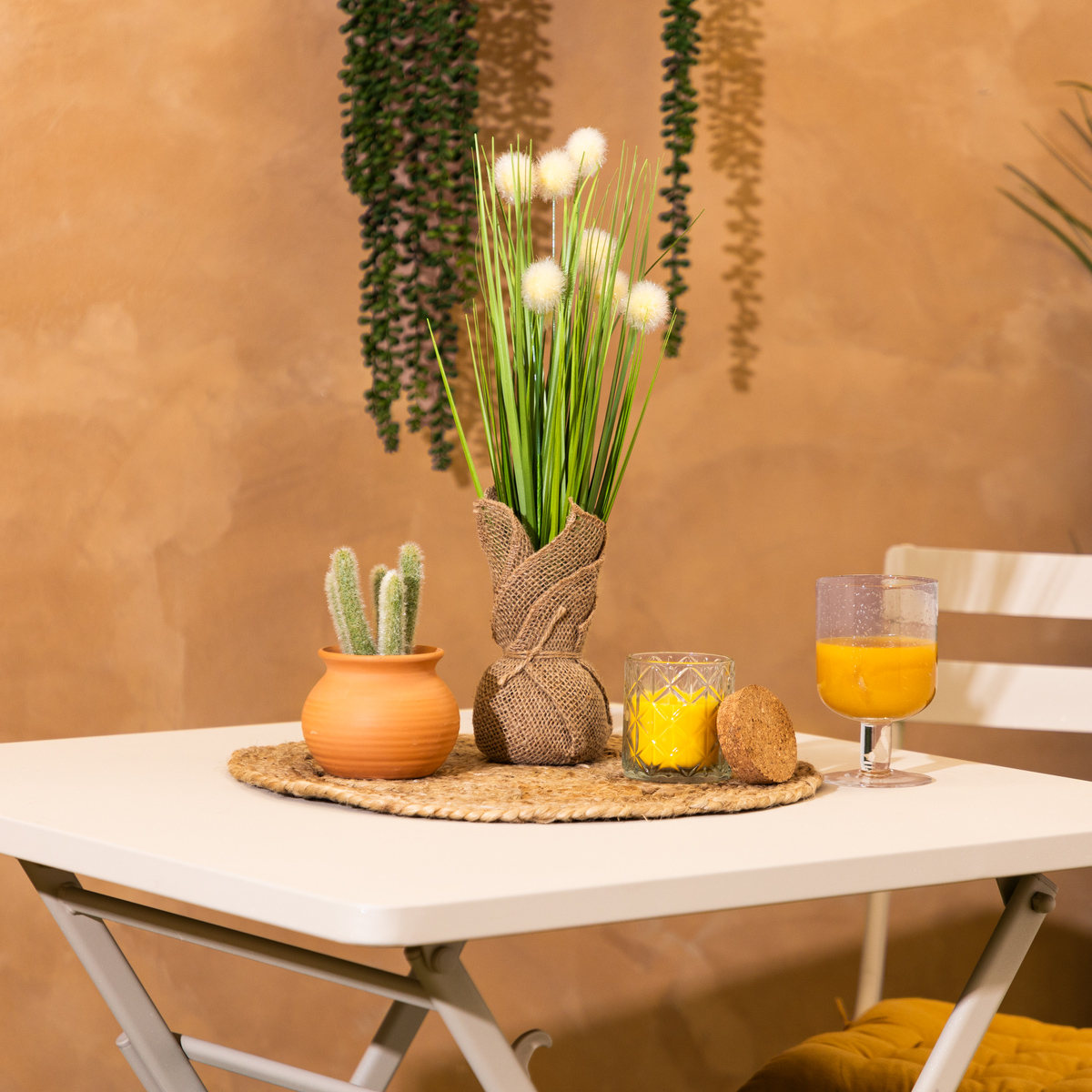 Artificial plant in pot "Lari" Green, H. 42 cm