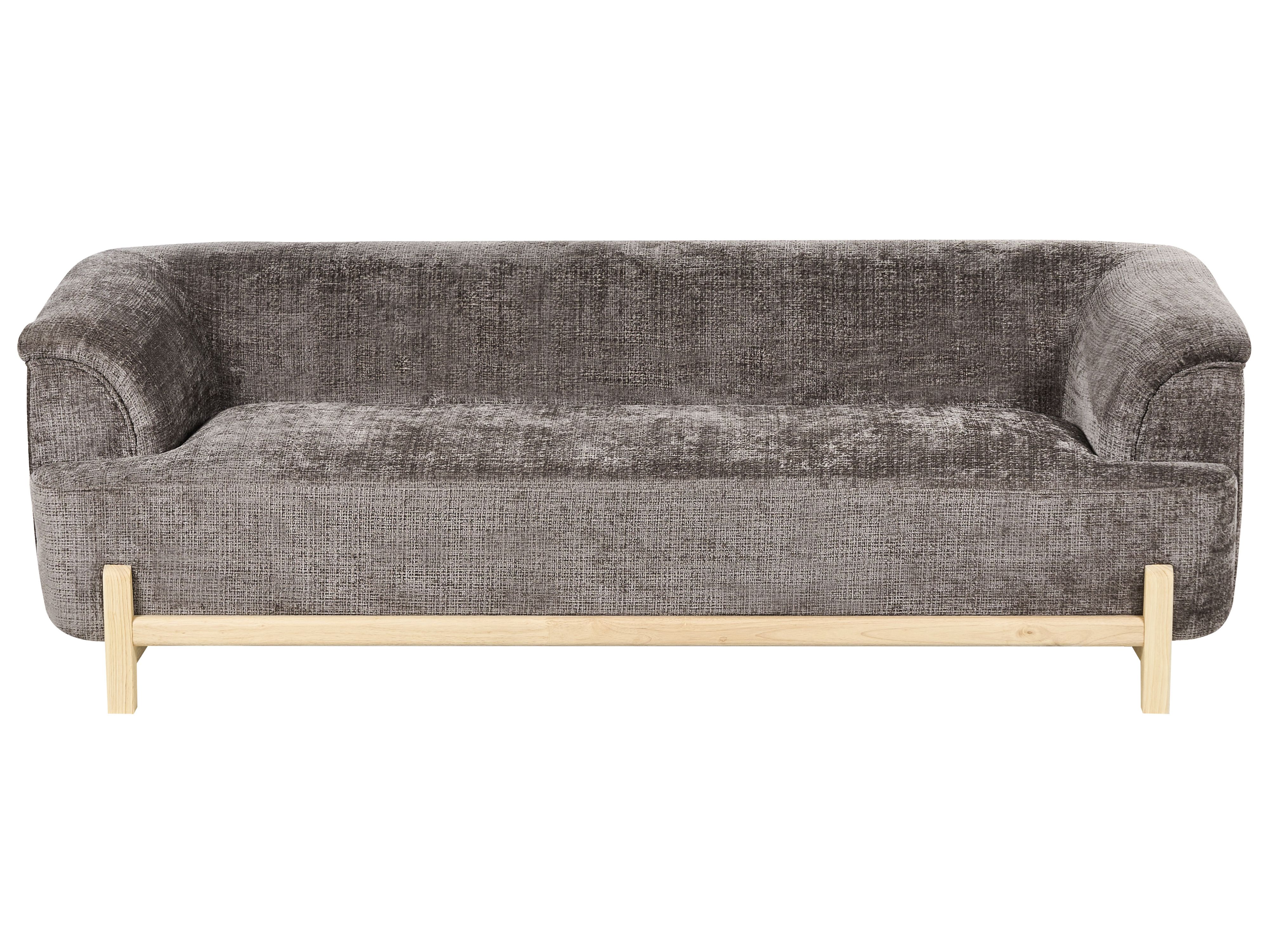 Sofa 3 Seater ALNOR Chenille Brown