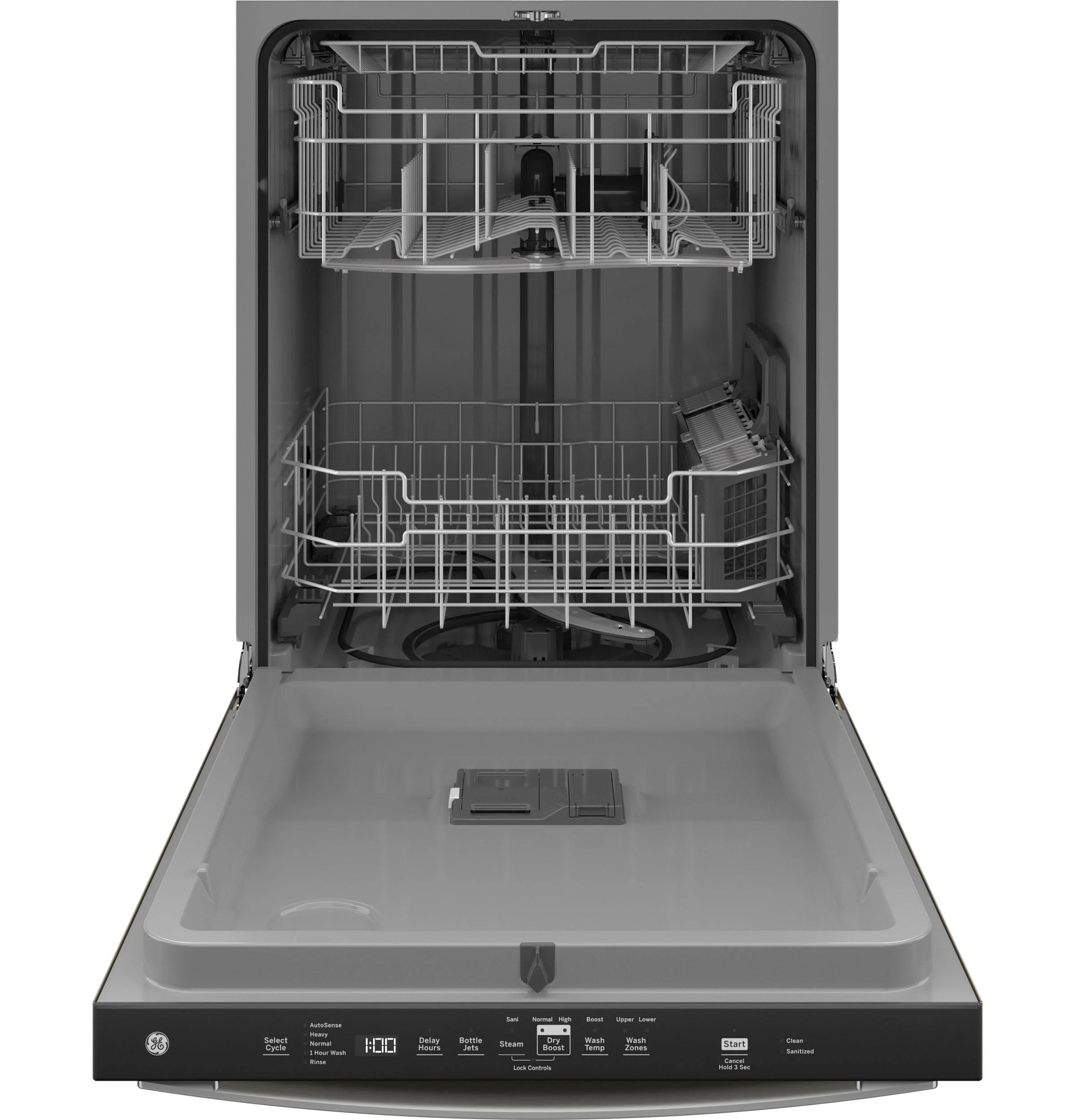 GE?? Top Control with Plastic Interior Dishwasher with Sanitize Cycle & Dry Boost