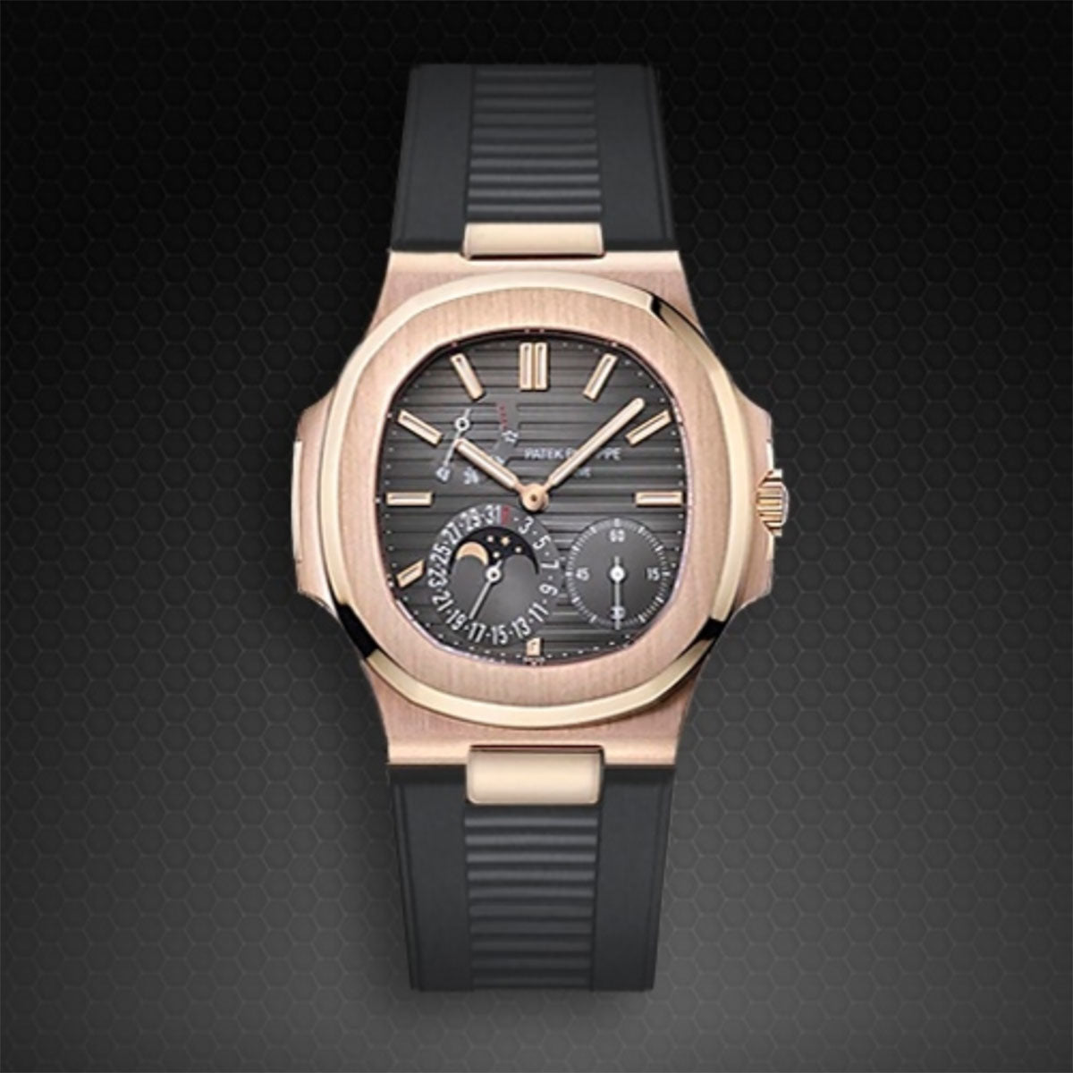 Patek Philippe - Rubber B strap for Nautilus 5712 RG / WG(1:1 replica) - Top club