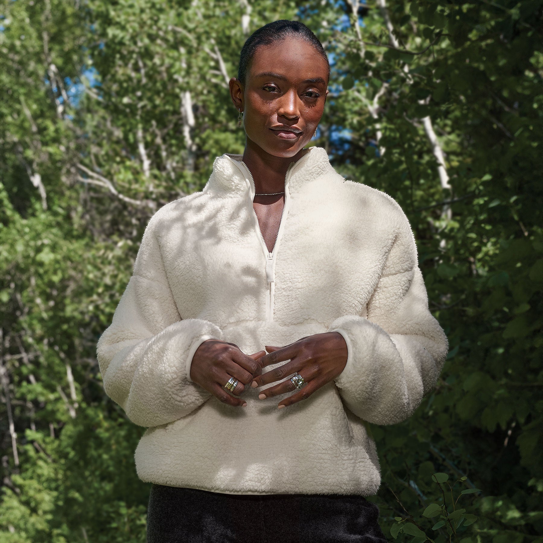 Heidi Sherpa Pullover, Petite - Sundance Clothing