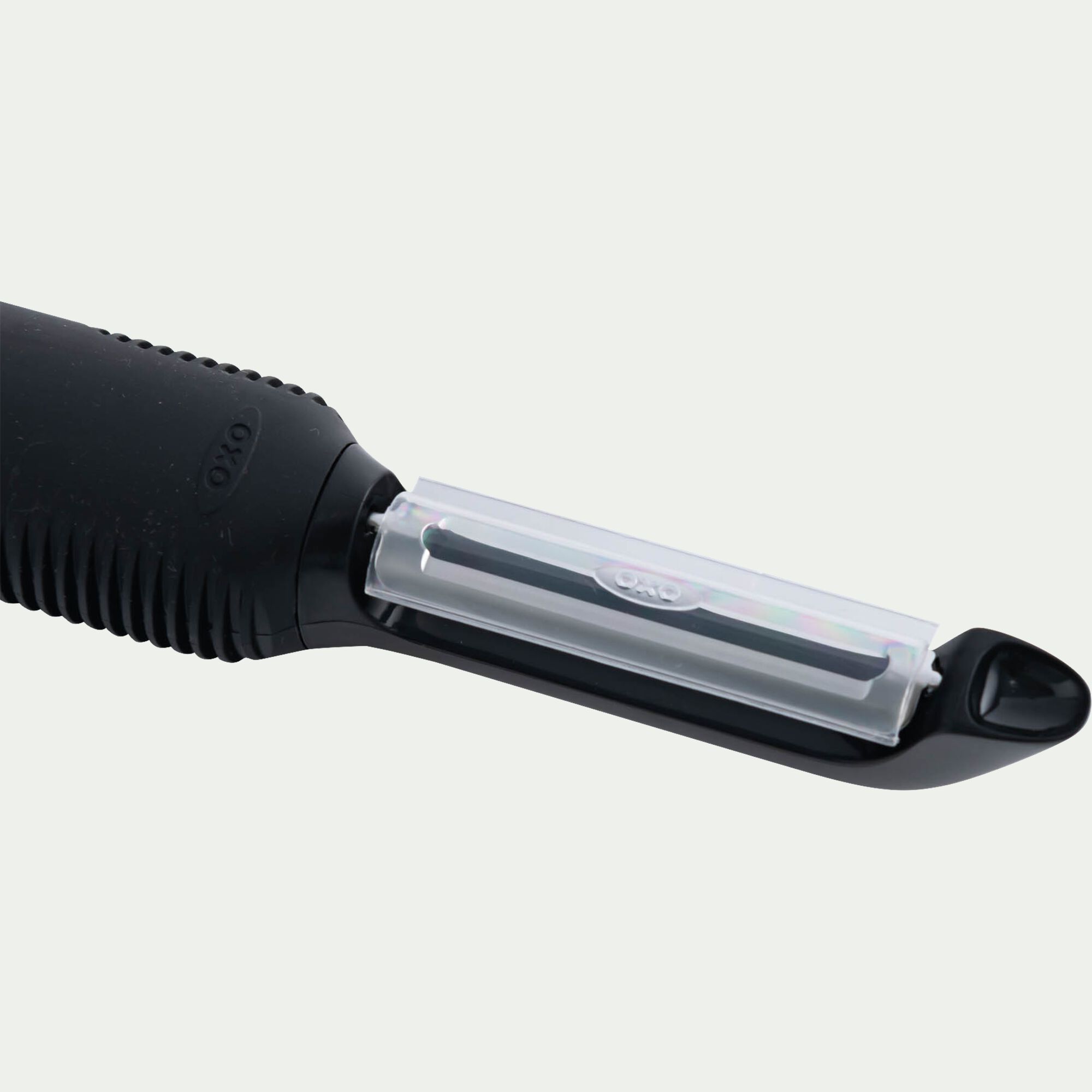 OXO - Éplucheur à légumes en inox H18,7cm - noir