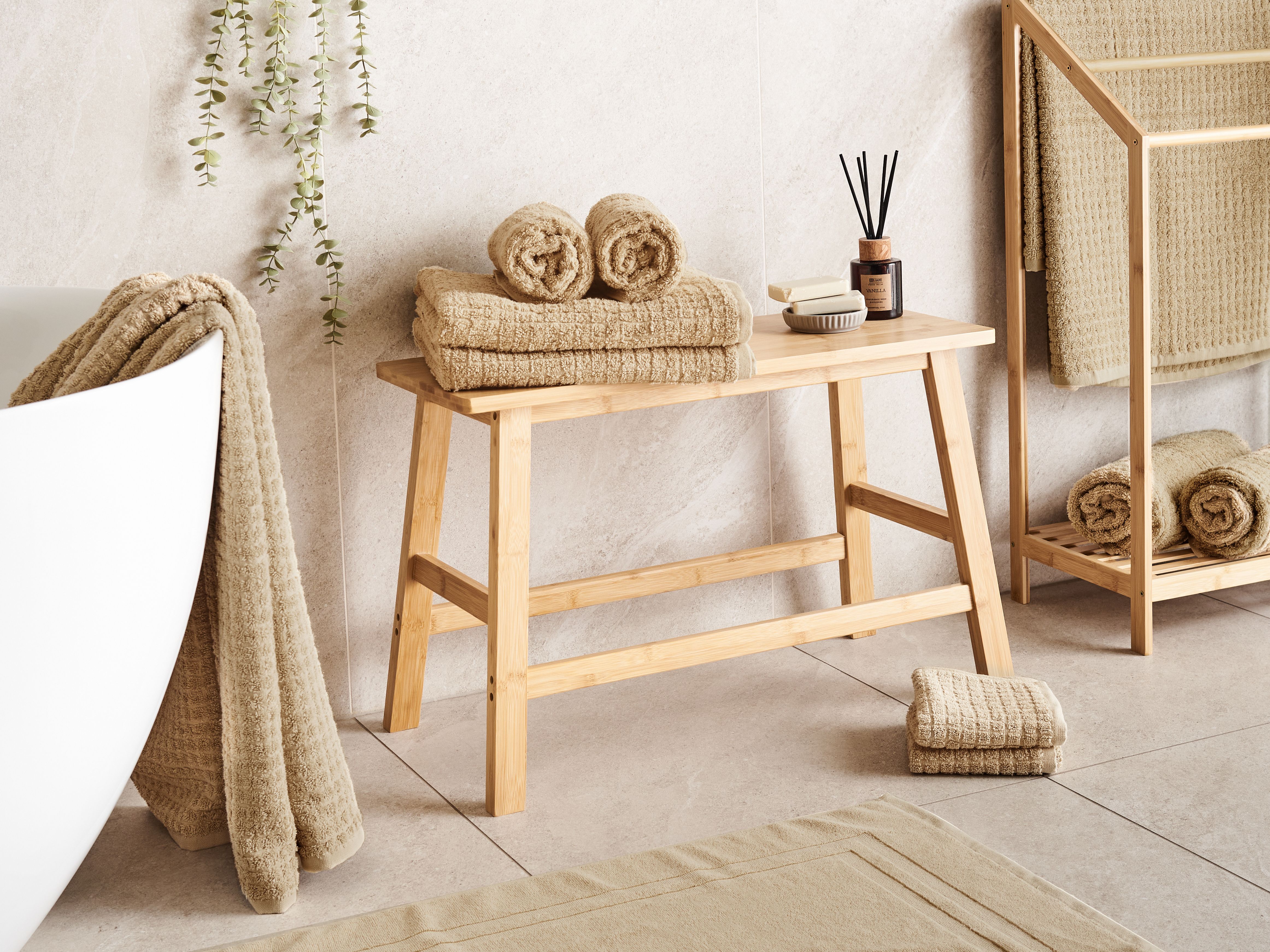 Set of 11 Towels ATAI Cotton Sand Beige