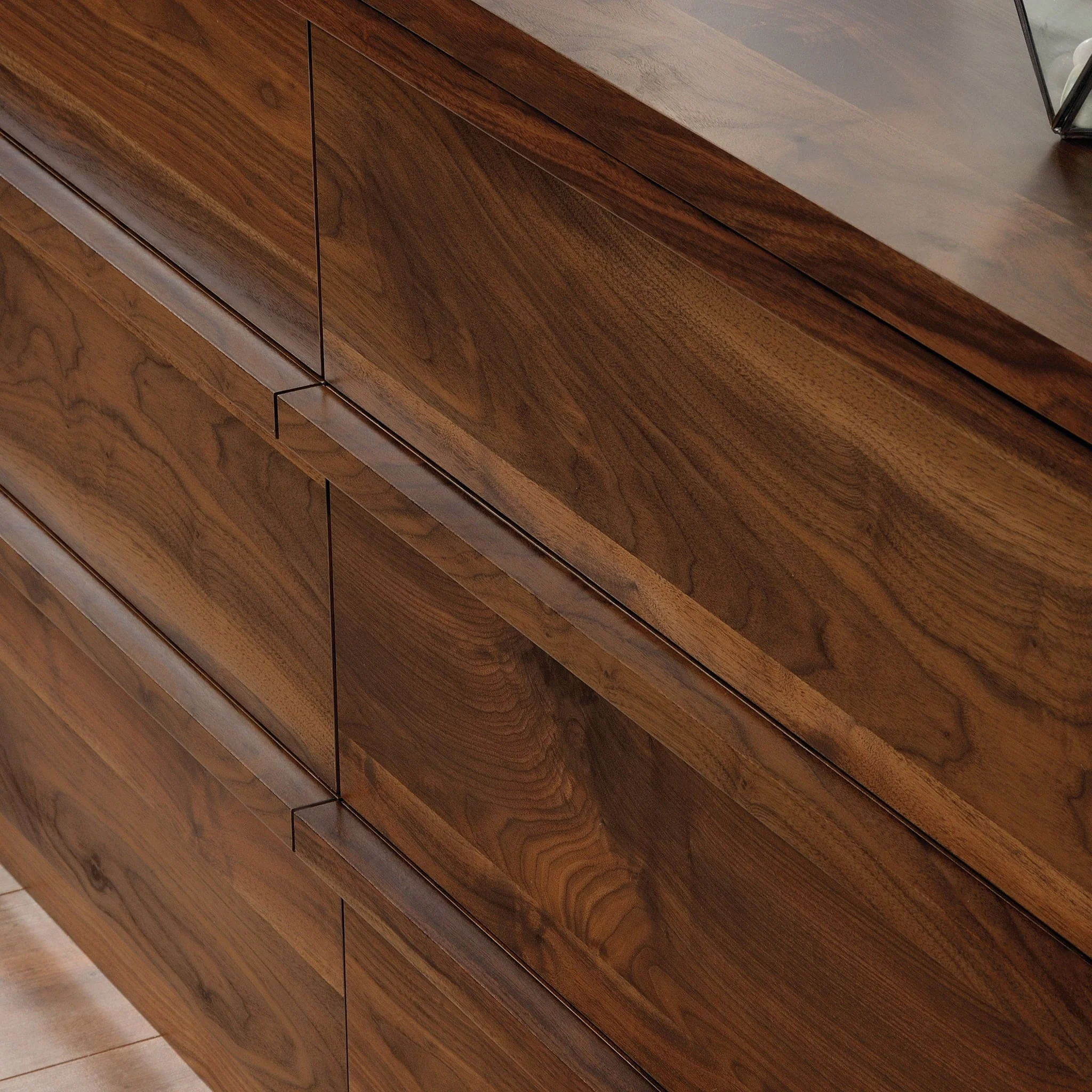 Better Homes and Gardens Montclair 6-Drawer Dresser, Vintage Walnut Finish - Image 14