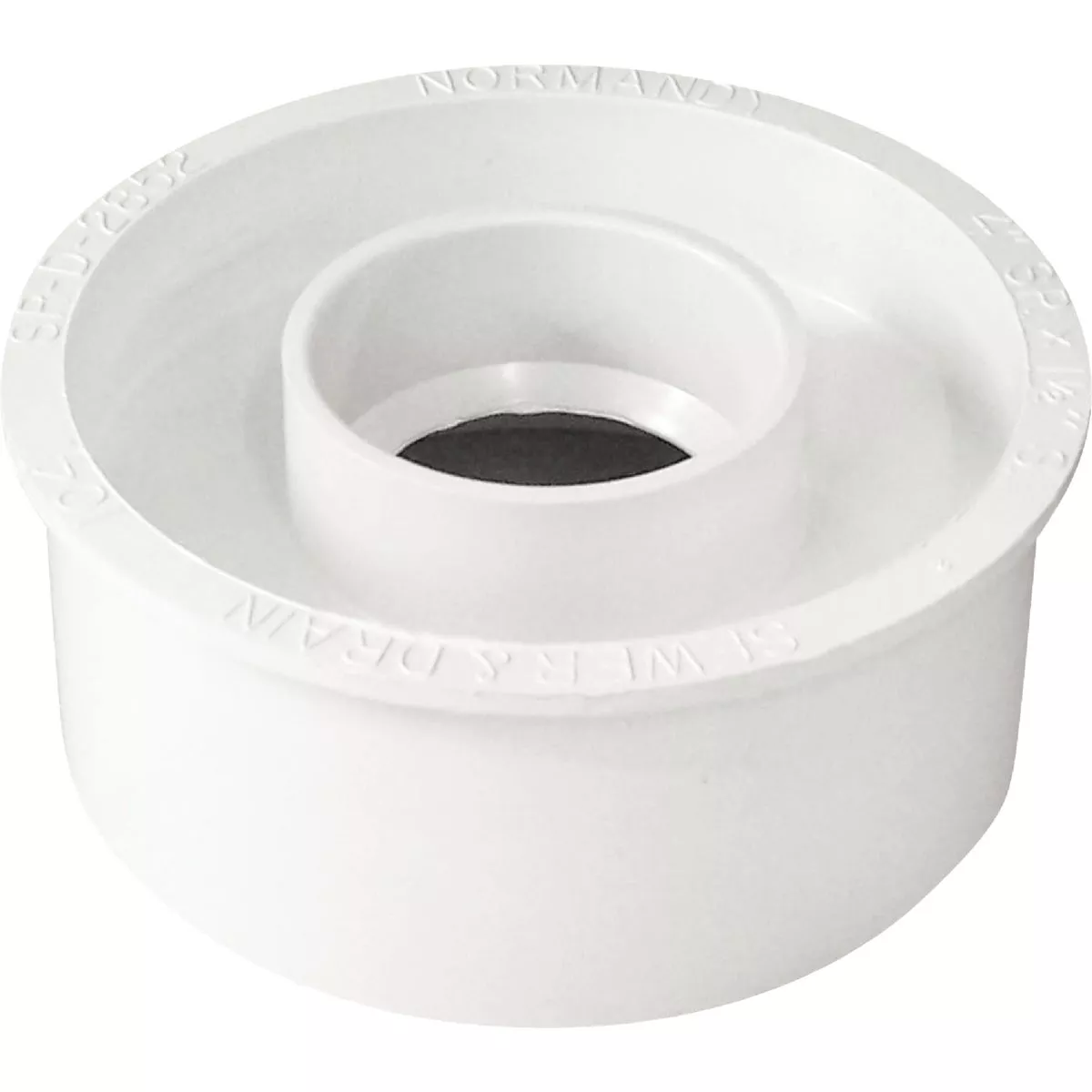 IPEX Schedule 40 4 In. to 1-1/2 In. PVC Sewer and Drain Bushing