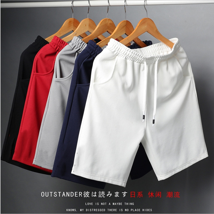 Men's 5-point shorts for cross-border foreign trade, summer beach shorts, men's casual running sports shorts, men's 5-point straight-leg pants