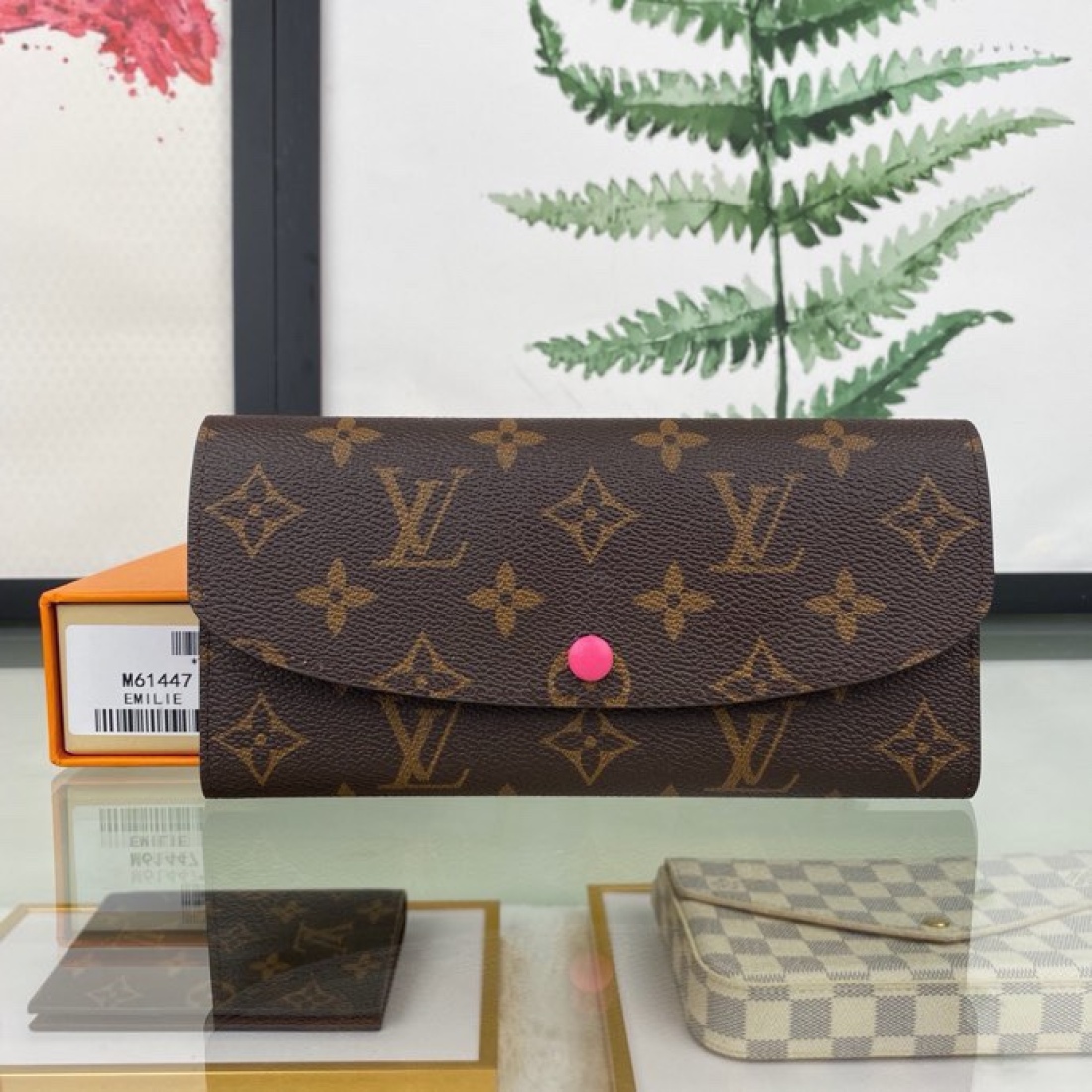 Louis Vuitton LV Emilie Snap On Wallet M614471:1High-quality replica