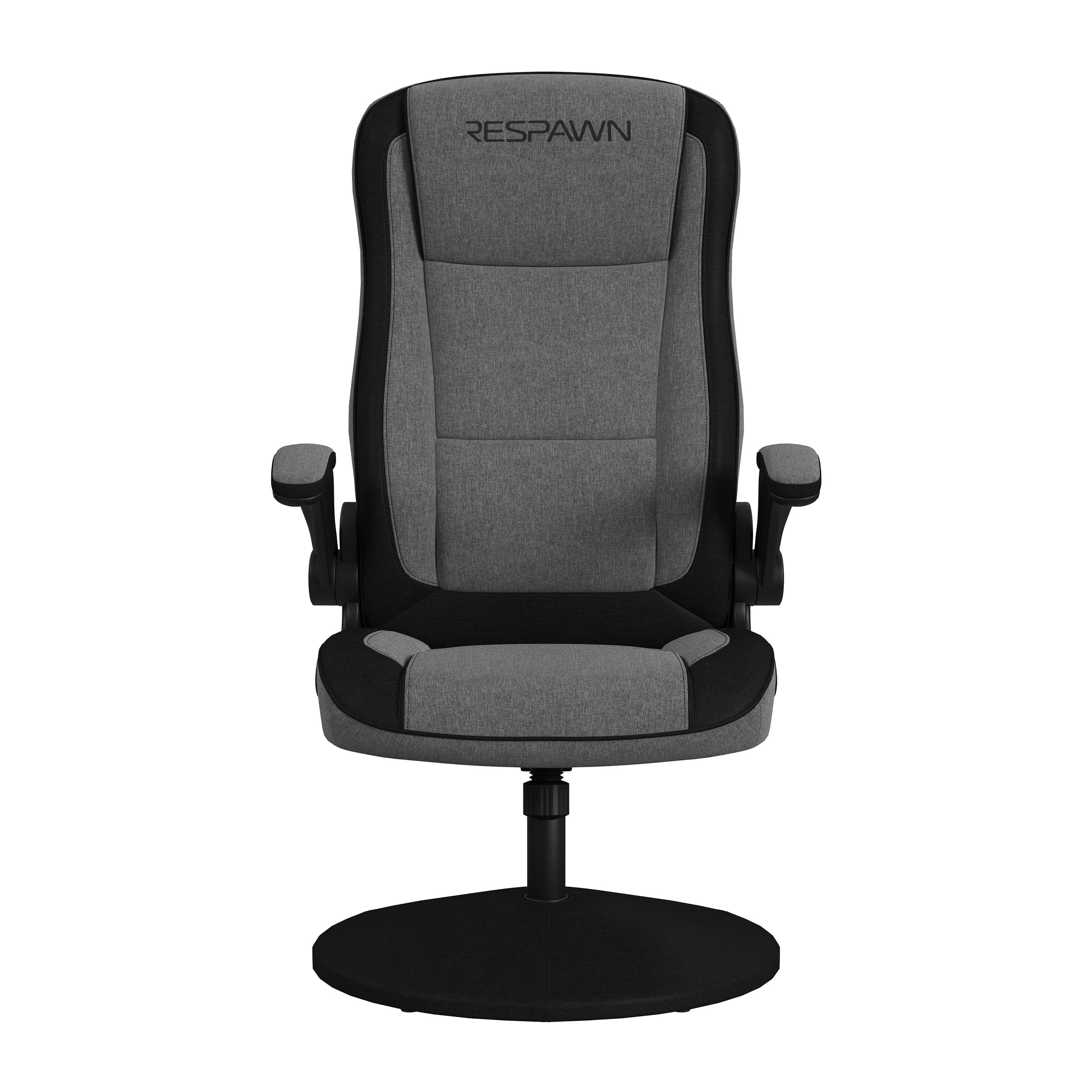 RESPAWN 800 Swivel Rocker Gaming Chair - Ergonomic Floor Gaming Seat with Lumbar Support, Flip Up Armrest, High Back, Pedestal Base, Comfortable No Wheels Console Video Game Rocker Chair - Red - Image 43