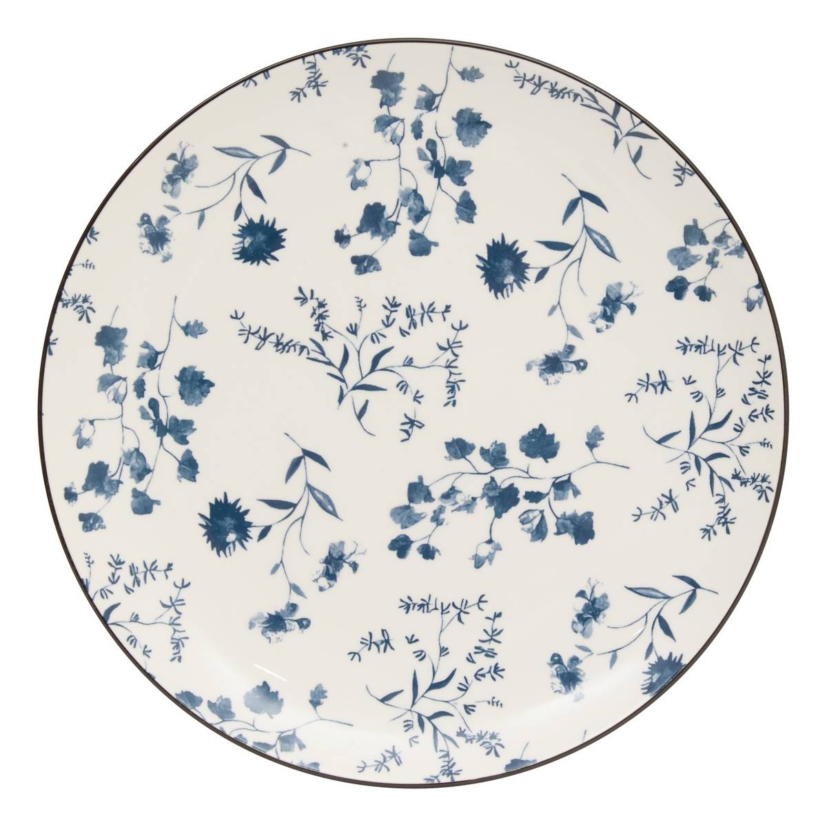 Set of 6 dinner plates "Umami" Porcelain, D.26.5 cm