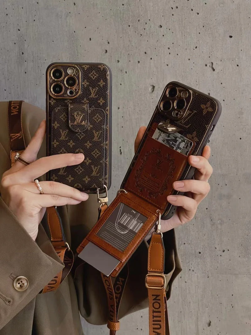 Advanced leather iPhone Case With Card Wallet And Strap - Wholesale & Influencer